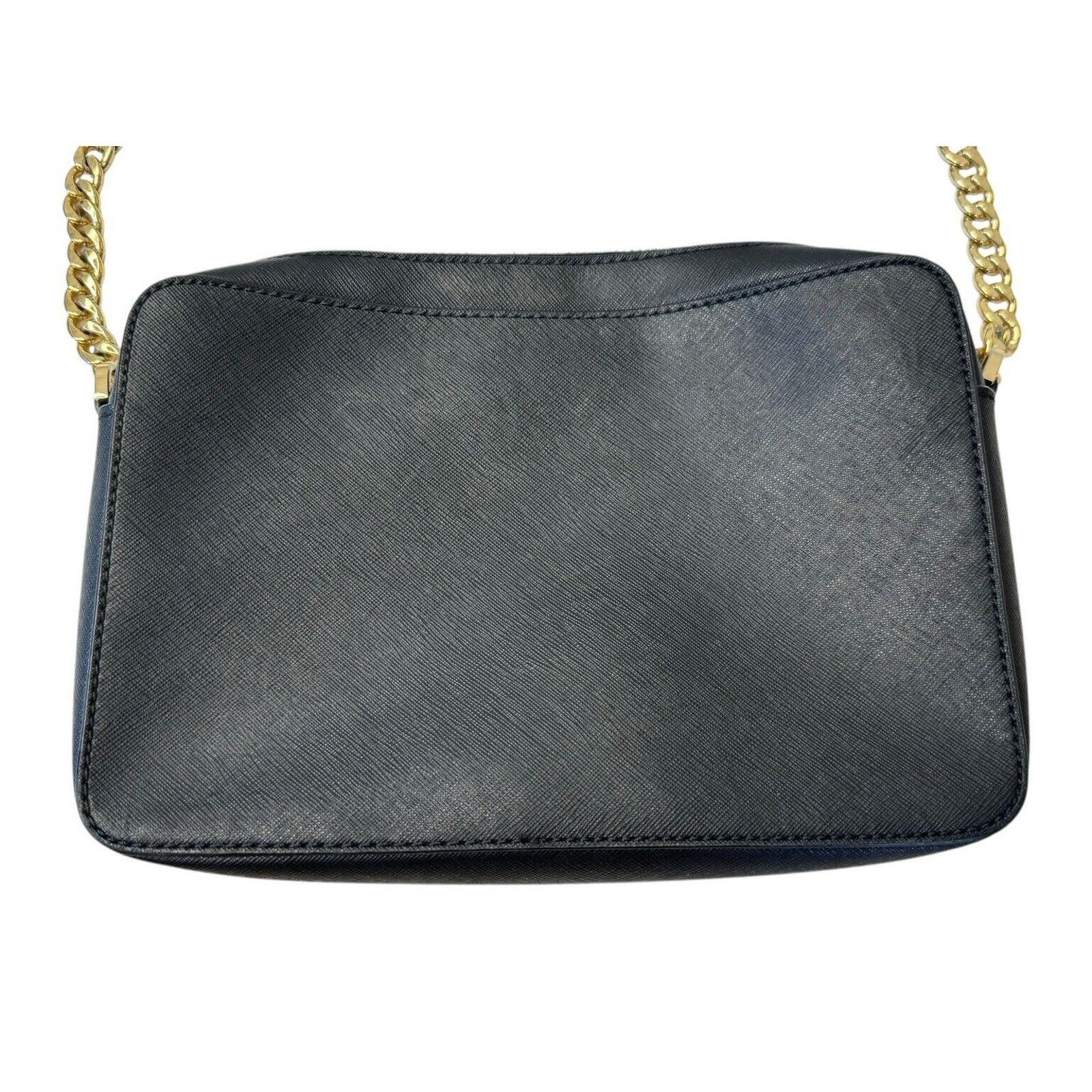 Michael Kors MICHAEL KORS Large Jet Set Crossbody Black Leather Purse Size ONE SIZE - 6 Thumbnail
