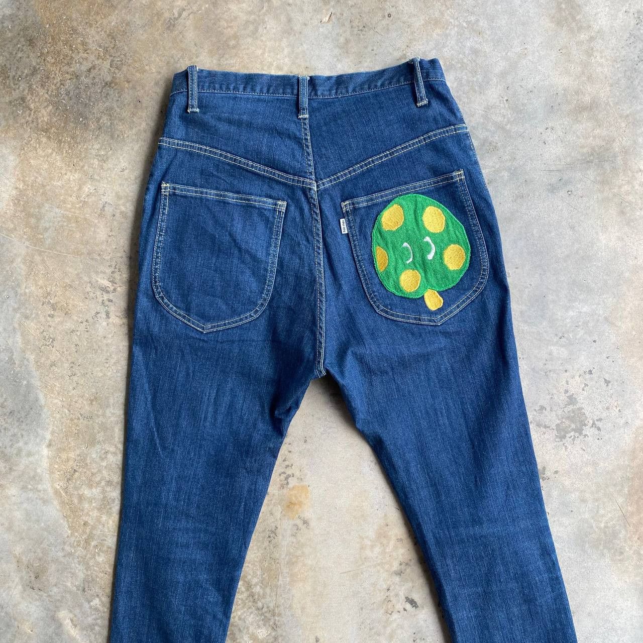 Ne-Net NET NET BY ISSEY MIYAKE DENIM MUSHROOM LOGO HIGHRISE SLIMFIT Size US 29 - 5 Thumbnail