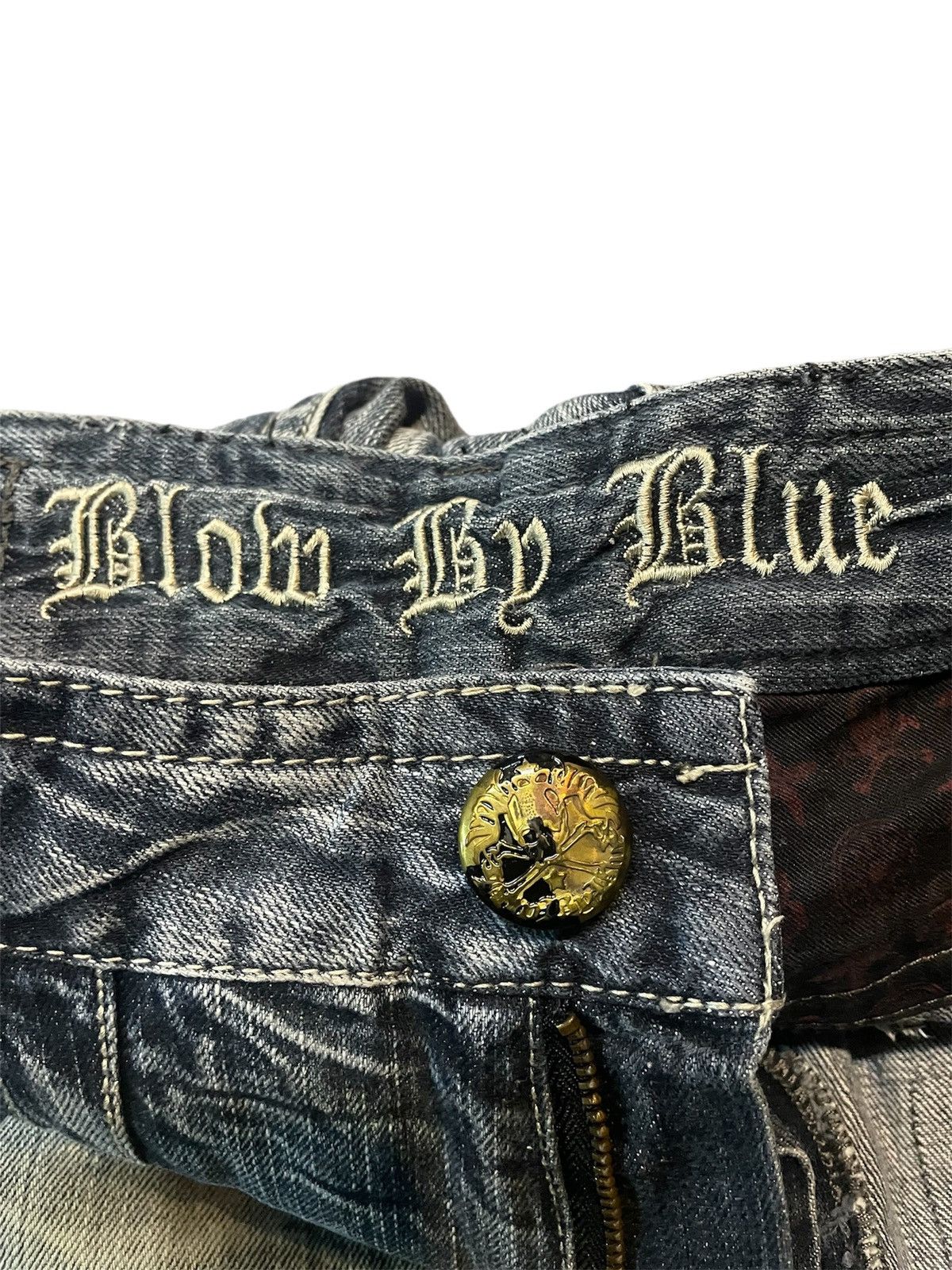 Japanese Brand Flare Jeans Blow By Blue Bootcut Size US 32 / EU 48 - 6 Thumbnail