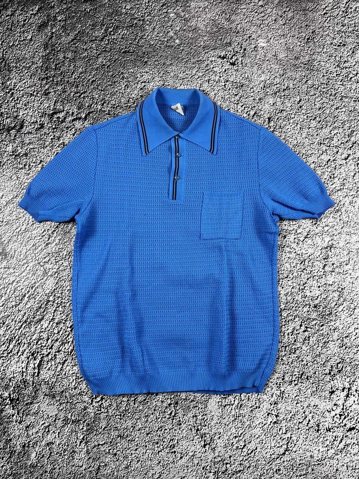 Vintage Vintage 90s Mesh golf tee polo old money style size M Size US M / EU 48-50 / 2 - 1 Thumbnail