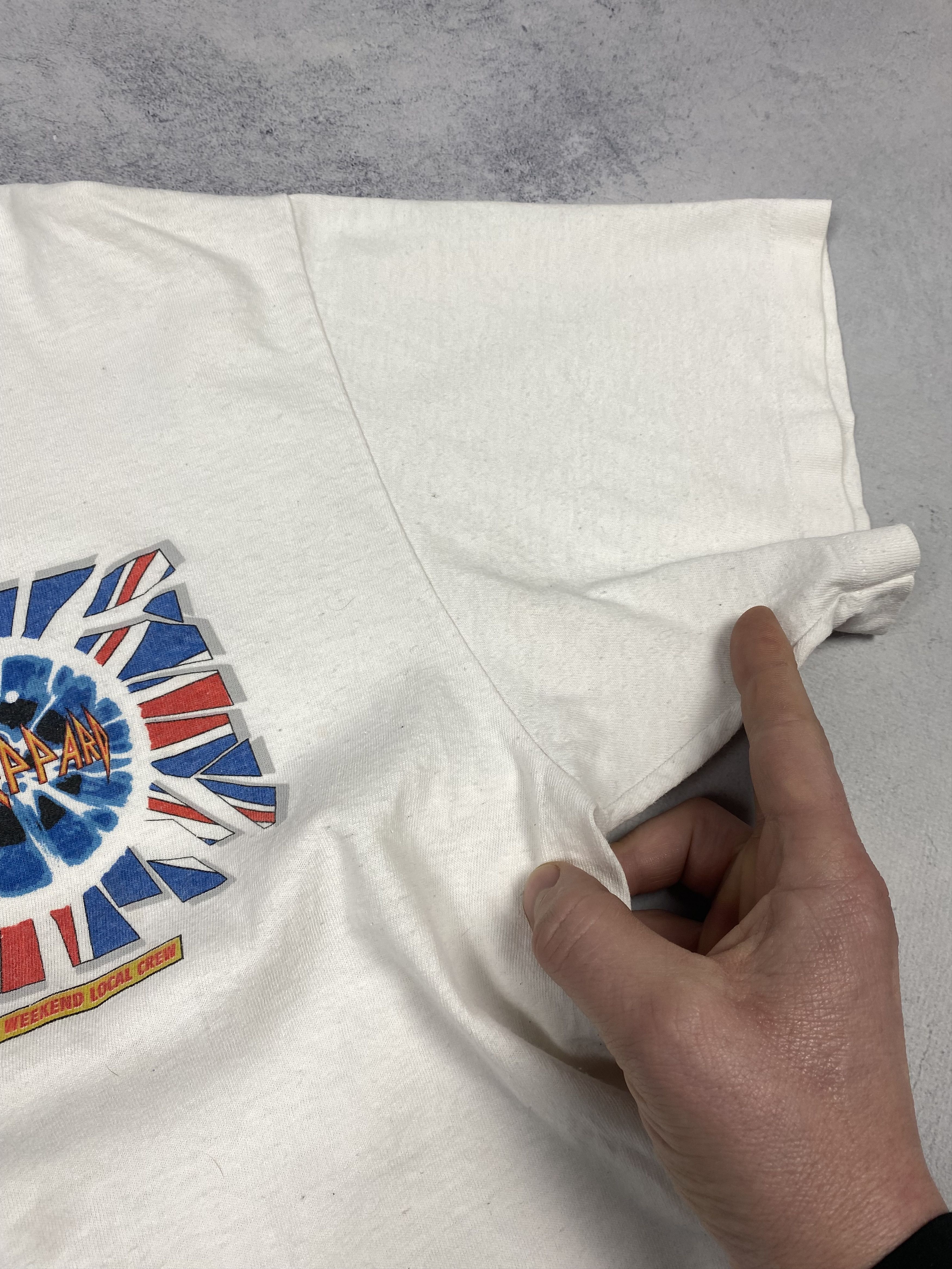 Def Leppard Vtg 90s Def Leppard Adrenalize 7 Day Weekend Local T Shirt Size US XL / EU 56 / 4 - 10 Thumbnail