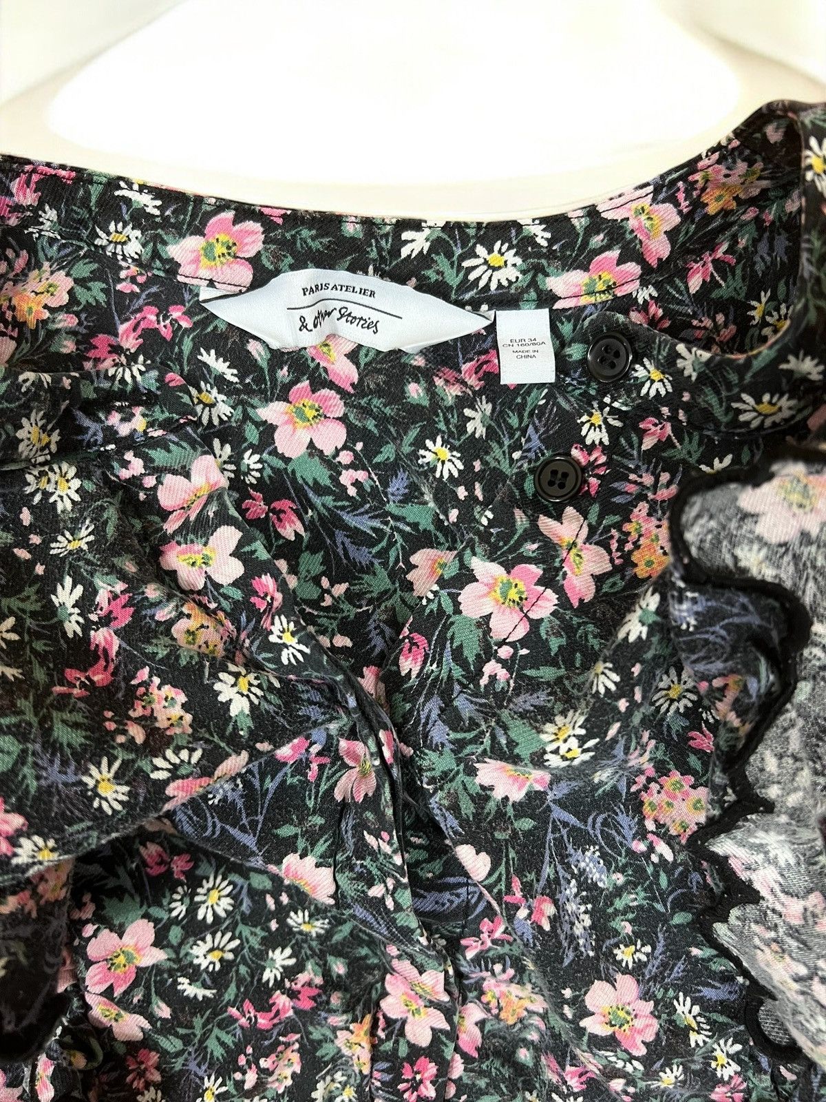 & Other Stories & Other Stories mini dress size S floral pattern Size S / US 4 / IT 40 - 5 Thumbnail
