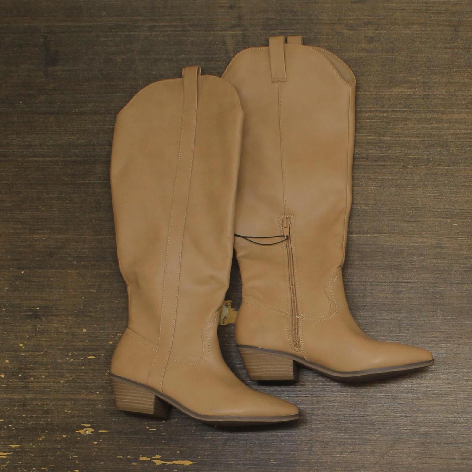 Other Universal Thread Western Boots 87929896 Light Brown 7m Size US 7 / IT 37 - 1 Thumbnail