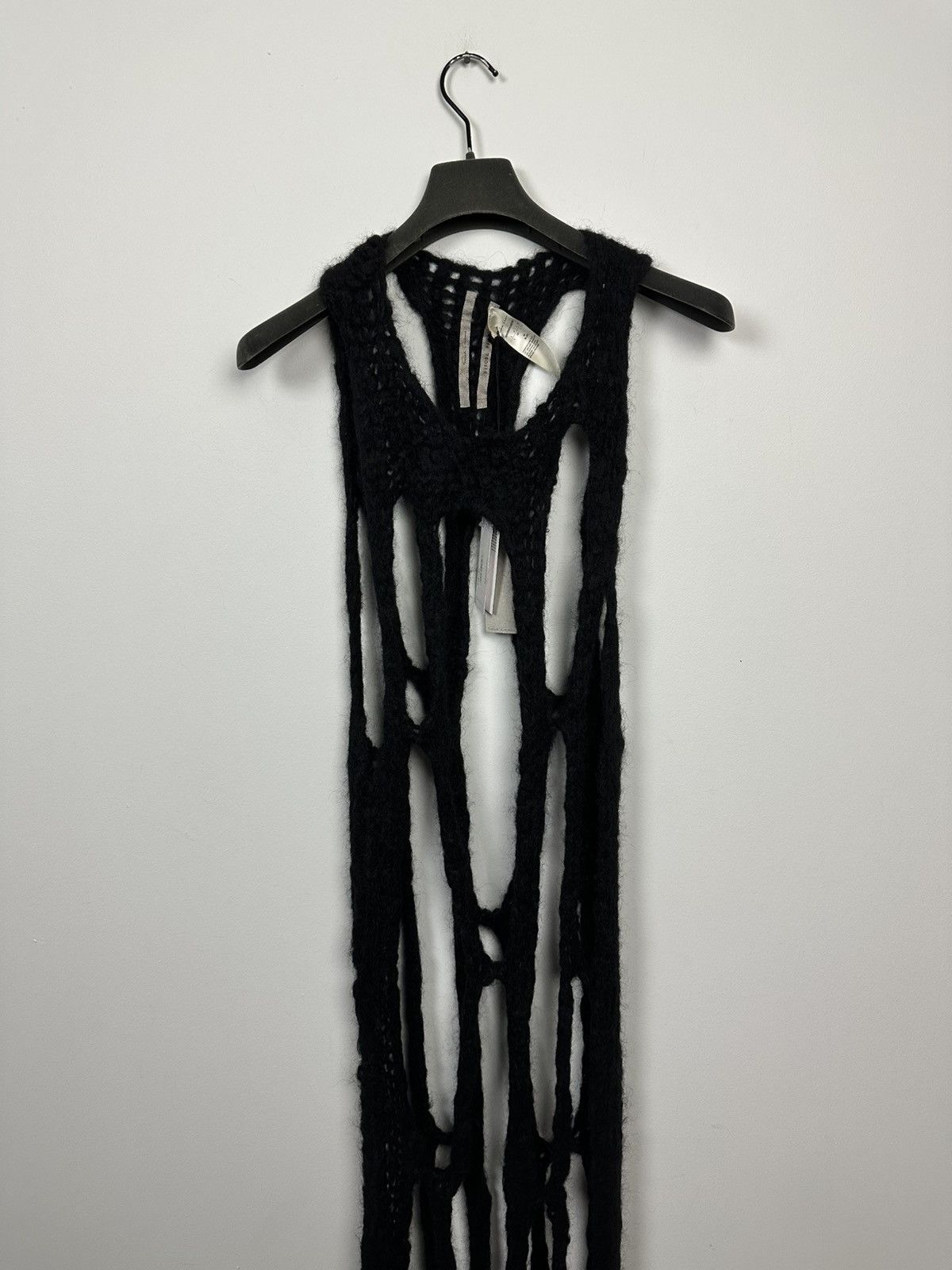 Rick Owens FW22 'STROBE' Knit Net Dress | Grailed