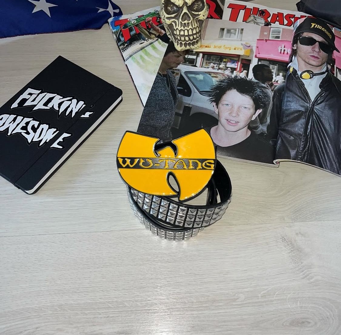 Wu-Tang Clan Wu-Tang Clan Belt Streetwear Hip Hop Vintage y2k Style Size ONE SIZE - 3 Thumbnail
