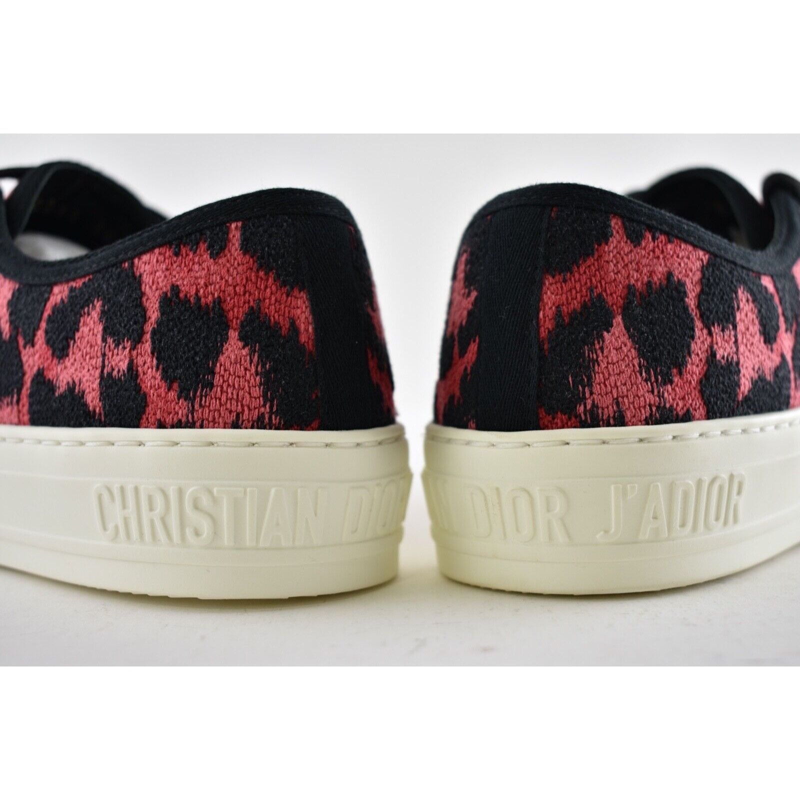 Dior Dior Walk'N'Dior Black Pink Leopard Flat Low Top Sneaker 41 Size US 11 / IT 41 - 11 Thumbnail