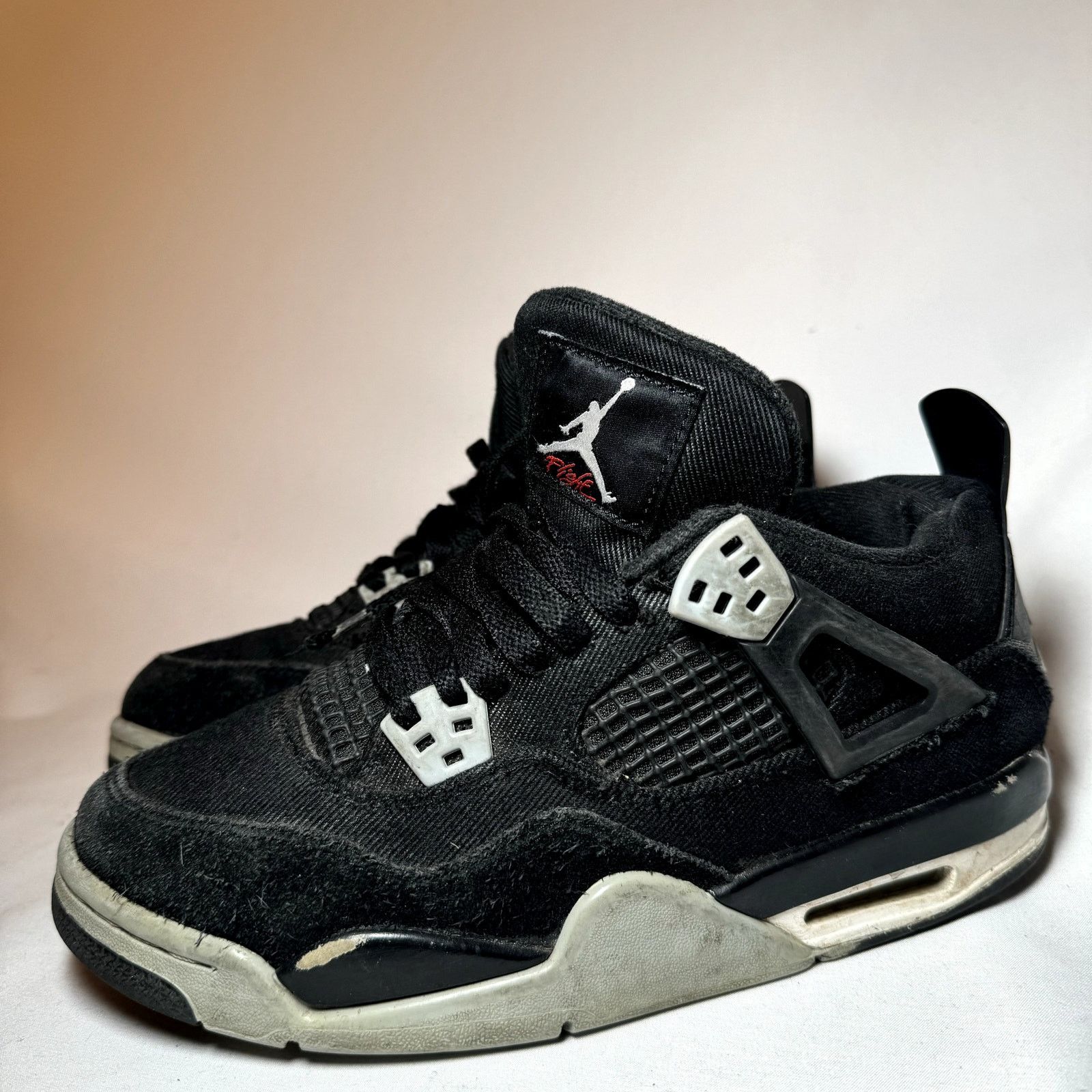 Jordan Brand × Nike Size 5.5 - Air Jordan 4 Retro SE GS Black Canvas Men's Shoes Size US 5.5 / EU 38 - 9 Thumbnail