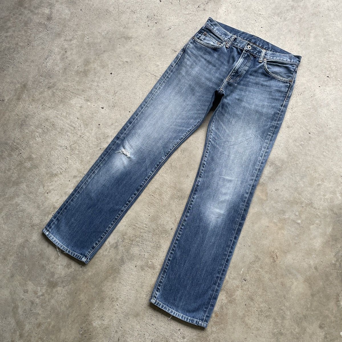 Japanese Brand W32x32.5💥 Vintage Japanese Brand Denim Jeans Pants Faded Size US 32 / EU 48 - 2 Thumbnail