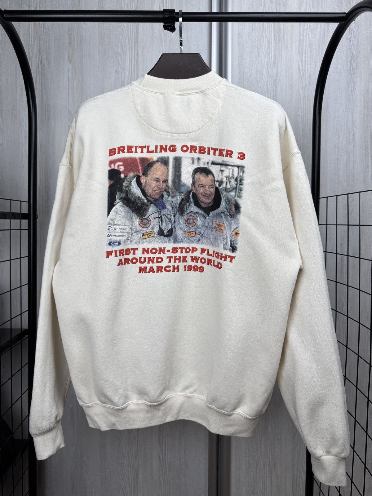 Breitling Breitling Orbiter 3 vintage jerzees cotton rich sweatshirt Size US XL / EU 56 / 4 - 1 Thumbnail