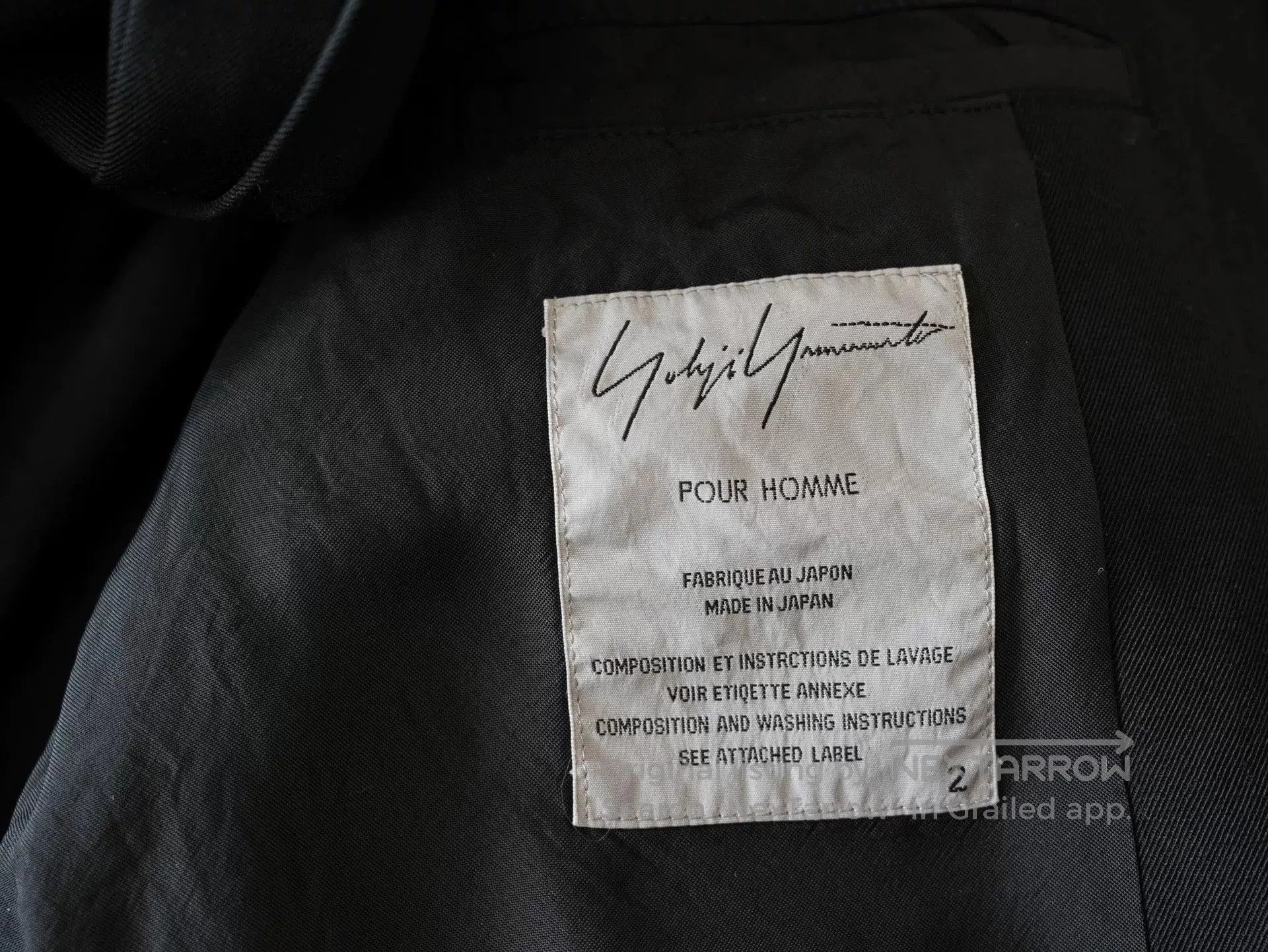 Yohji Yamamoto yohji yamamoto black wool jacket. Size US S / EU 44-46 / 1 - 7 Thumbnail