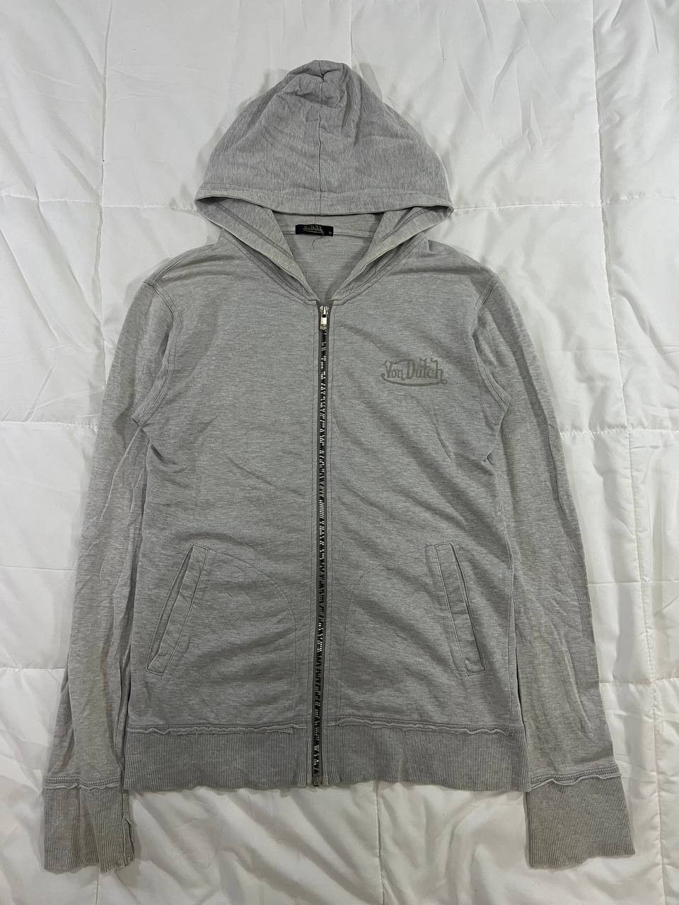 Vintage × Von Dutch Vintage Y2K Von Dutch Zip Hoodie Size US M / EU 48-50 / 2 - 1 Thumbnail
