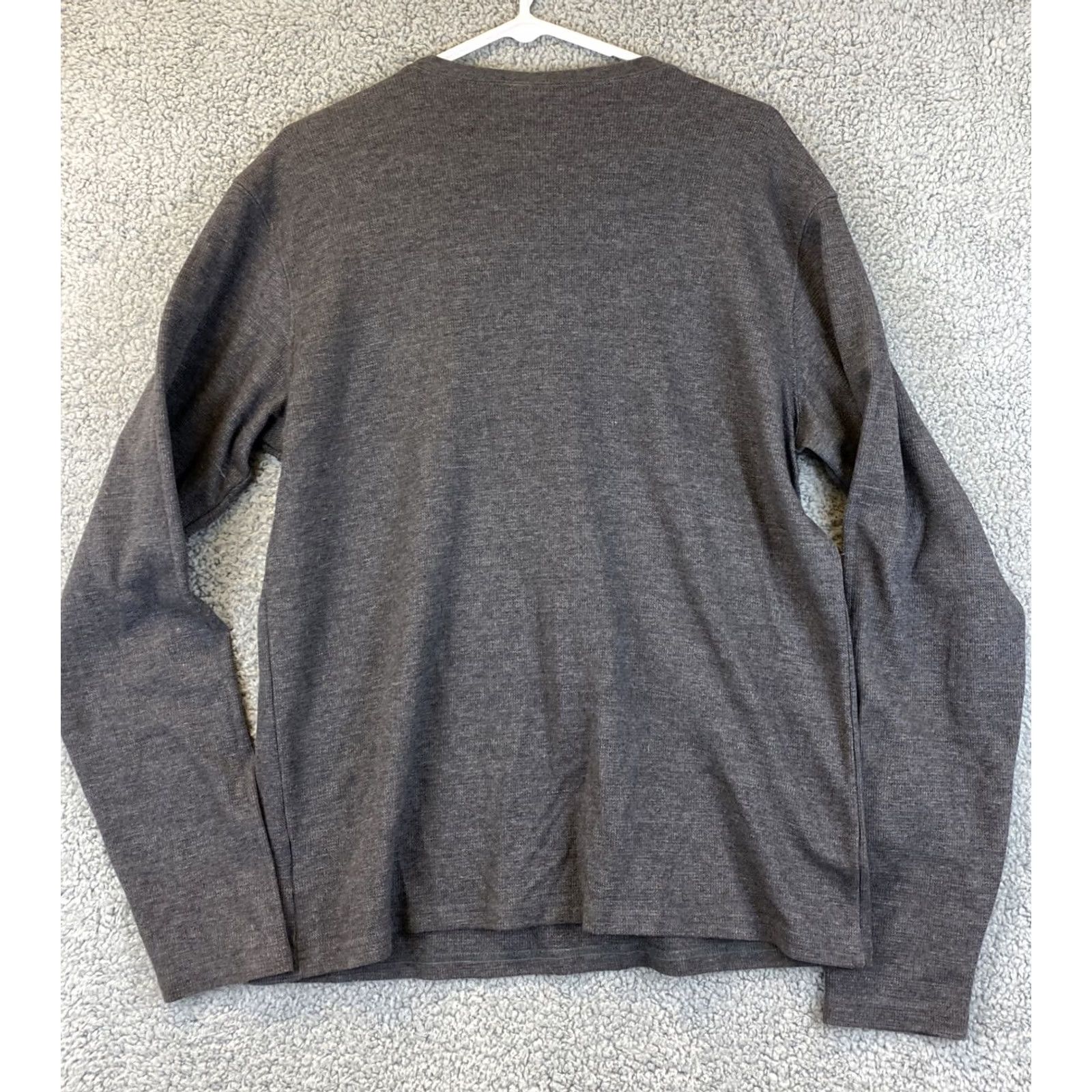 Vintage Columbia Pullover Sweater Men M Long Sleeve Gray Knit Logo Casual, Travel - Regular Fit, Cotton, Solid, Crew Neck, Machine Washable, 33-43 Size US M / EU 48-50 / 2 - 6 Thumbnail