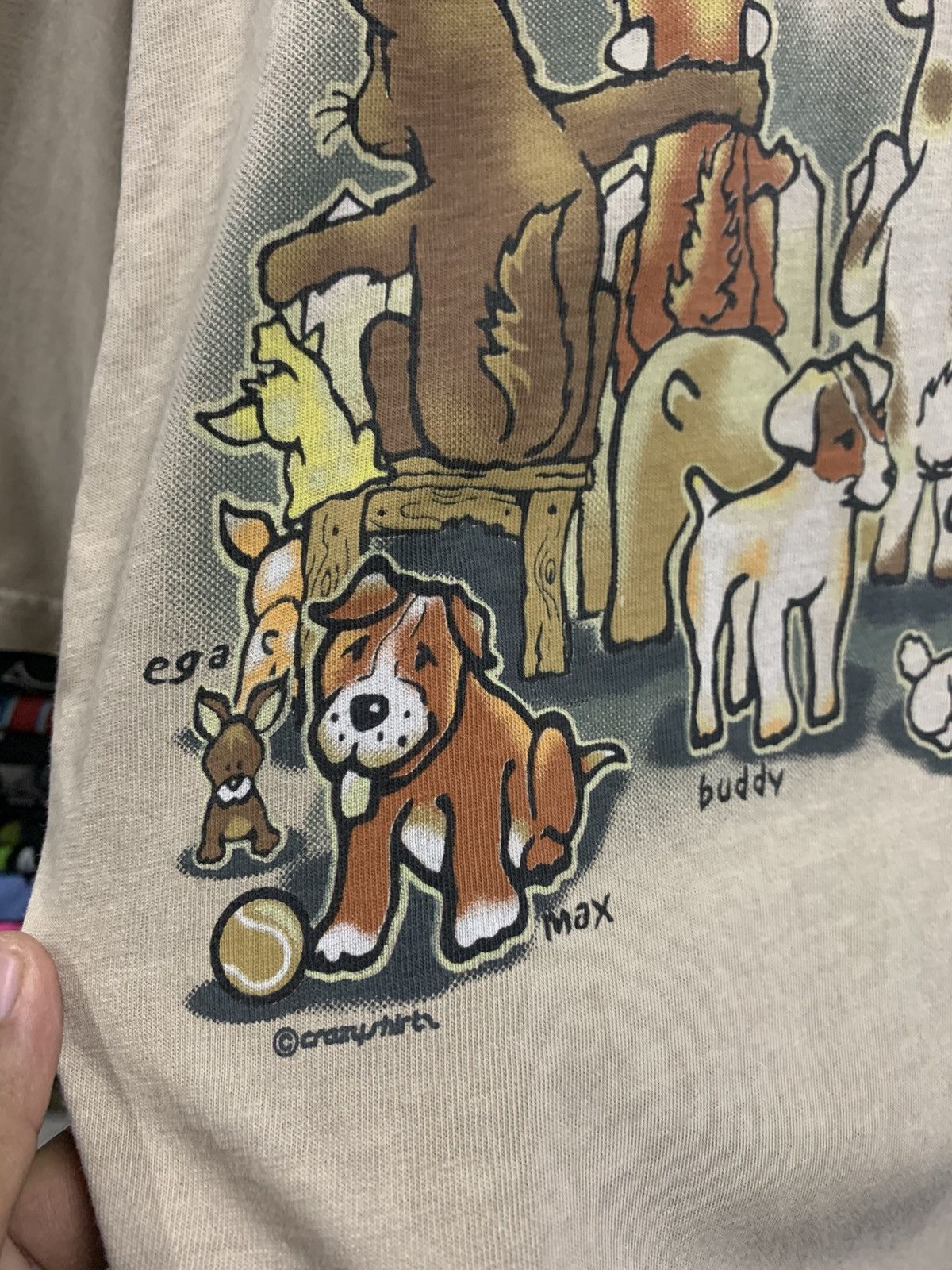 Vintage Vintage 90’s Crazy Shirt “Adopt a dog” T-Shirt Size US M / EU 48-50 / 2 - 10 Thumbnail