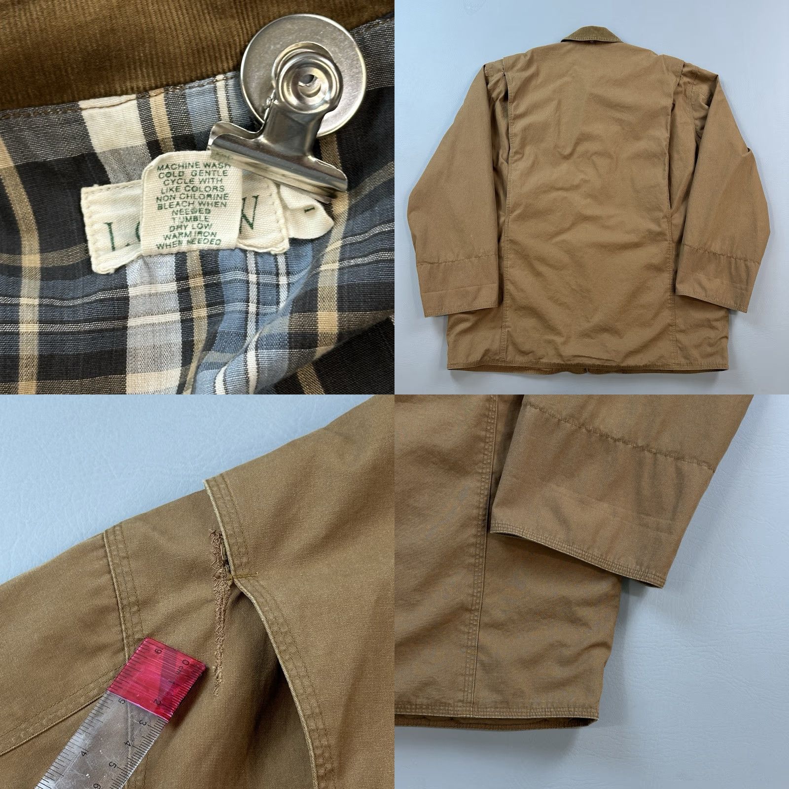 J.Crew VINTAGE J.CREW OARSMAN CHORE JACKET Mens L Flannel Lined Utility Barn 90s Size US L / EU 52-54 / 3 - 8 Thumbnail