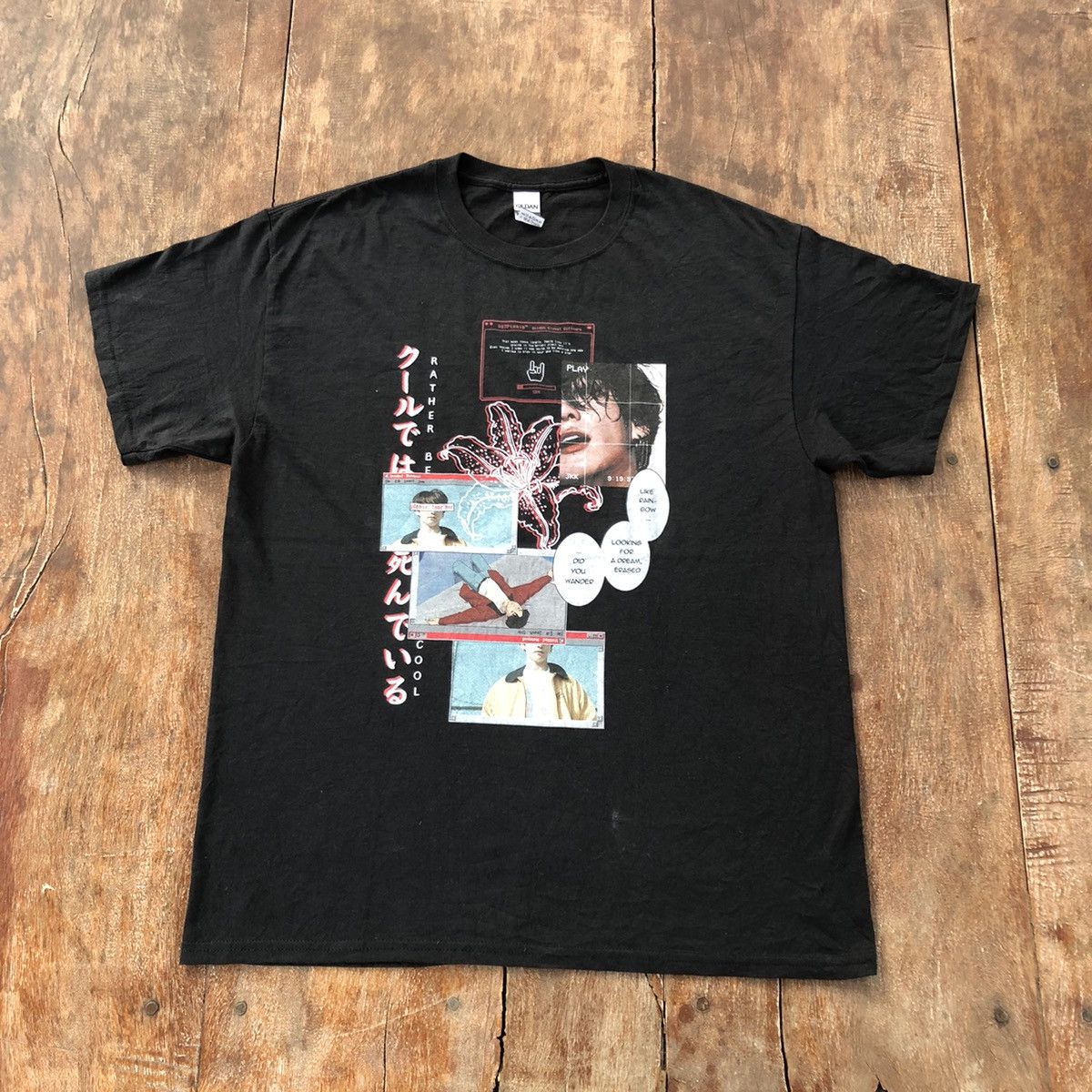 Band Tees K Pop BTS Jungkook T Shirt Size US L / EU 52-54 / 3 - 2 Thumbnail