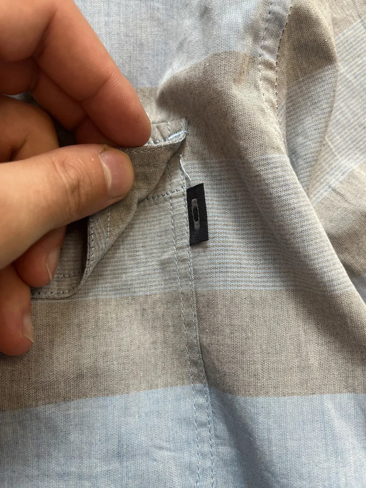 Oakley Vintage Oakley Stripped Blue Gray Medium Shirt Size US M / EU 48-50 / 2 - 4 Thumbnail