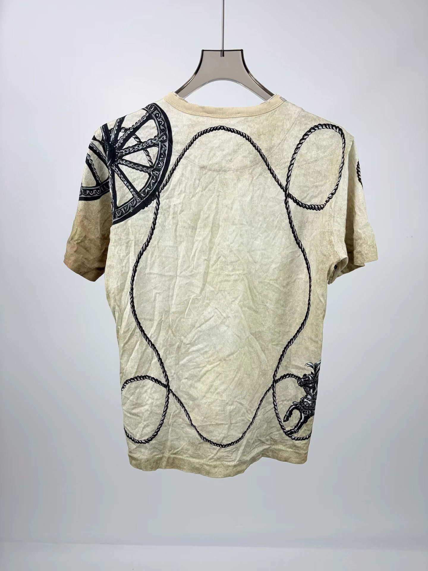 Dolce & Gabbana DOLCE&GABBANA Vintage Print Short Sleeve Size US M / EU 48-50 / 2 - 2 Thumbnail