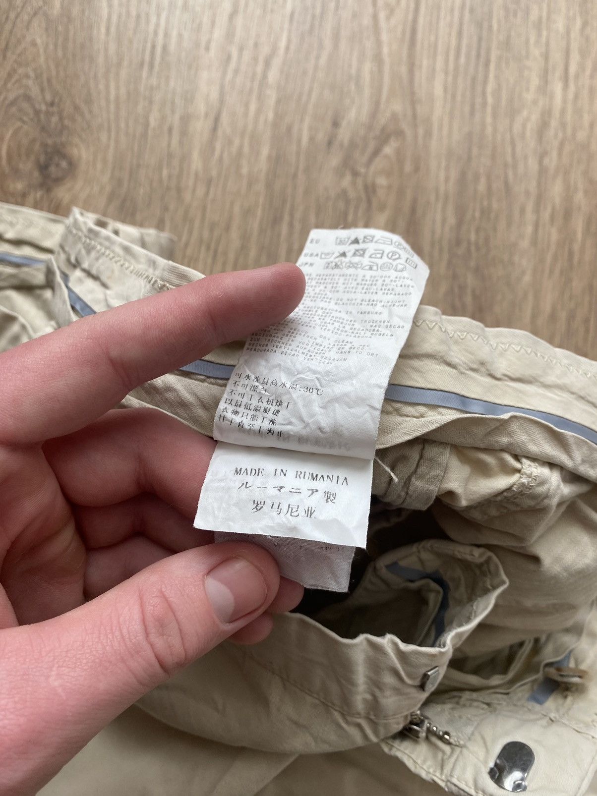 C.P. Company × Vintage Vintage C.P. Company by Massimo Osti baggy beige pants Size US 38 / EU 54 - 6 Thumbnail
