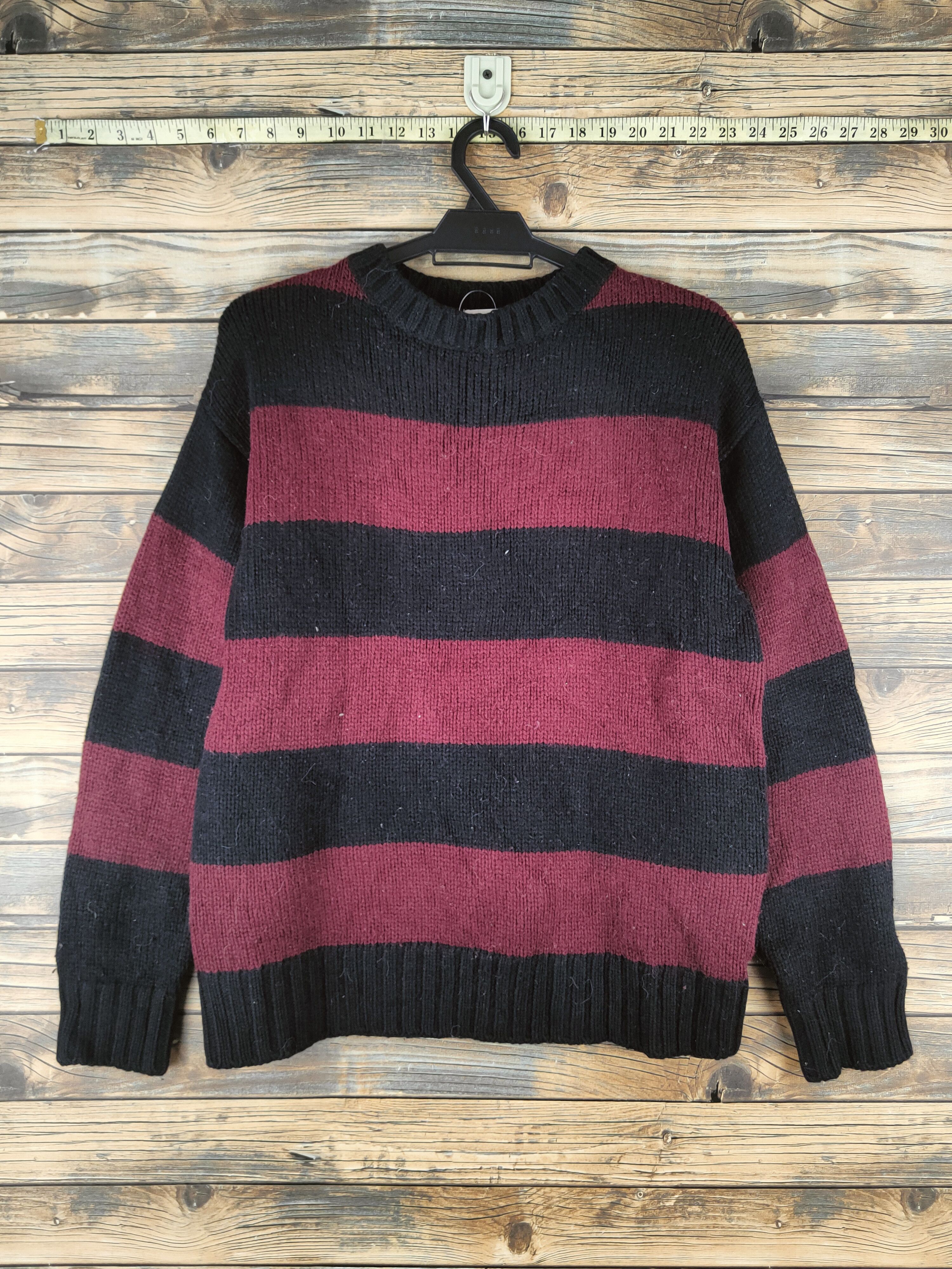 DL GU Black Maroon Knitwear Sweatshirts #46-565