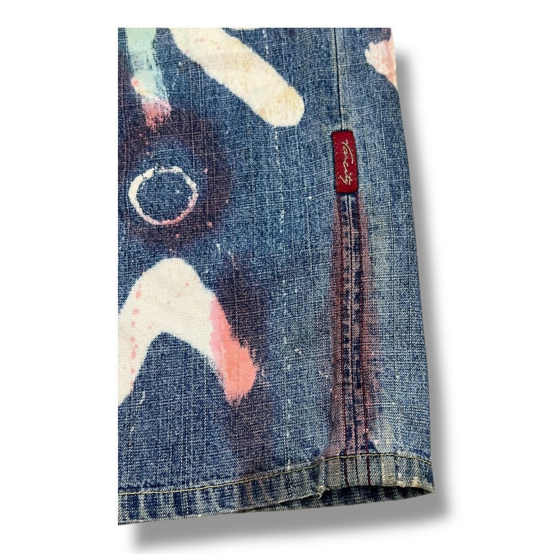 Designer × Japanese Brand VARCITY DISTRESSED JEANS DENIM Size US 34 / EU 50 - 17 Thumbnail