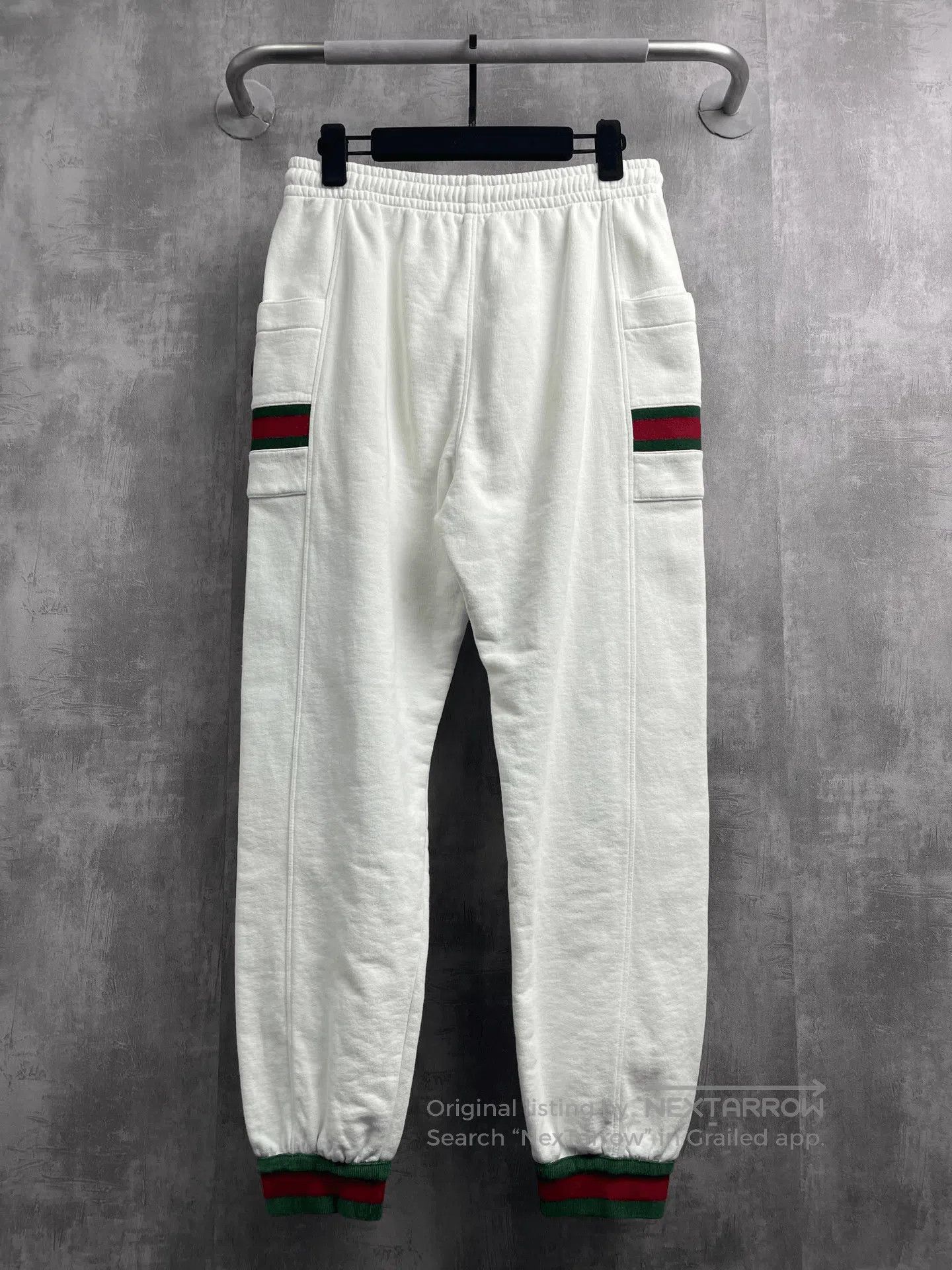 Gucci Gucci Red Green Stripe Logo Sweatpants. Size US 26 / EU 42 - 3 Thumbnail