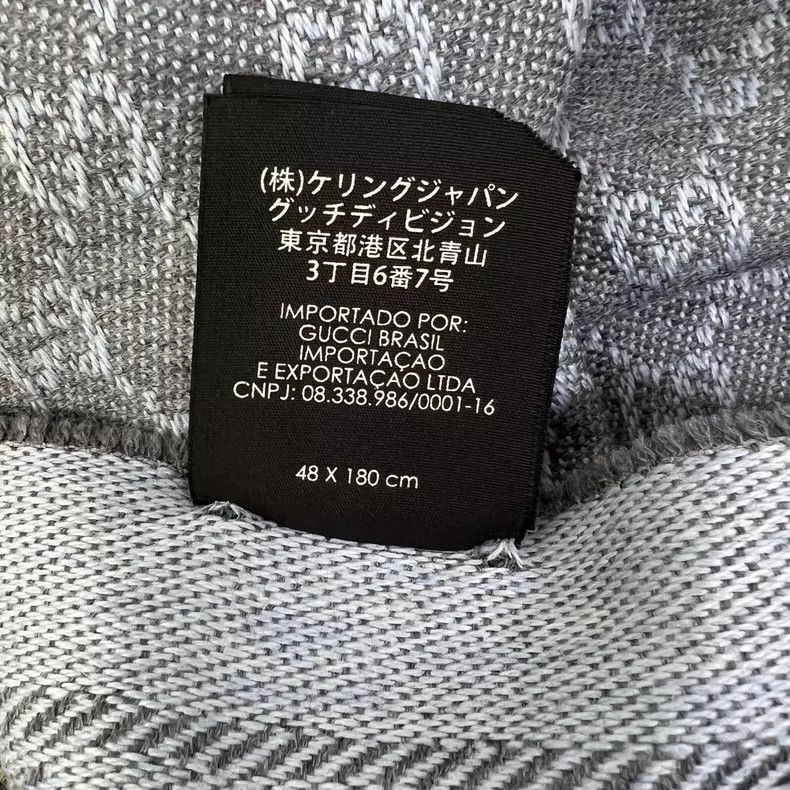 Gucci Gucci Gg double-sided jacquad wool scarf 2504-Nextarrow Size ONE SIZE - 7 Thumbnail