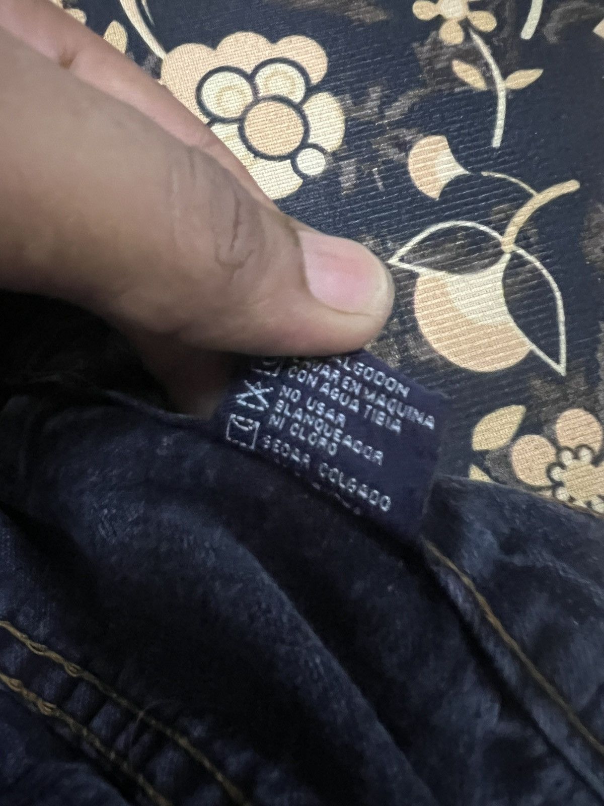 If Six Was Nine × Japanese Brand BAGGY💥JOHN SILVER CARGO PANT DISTRESSED DENIM PANT Size US 33 - 10 Thumbnail
