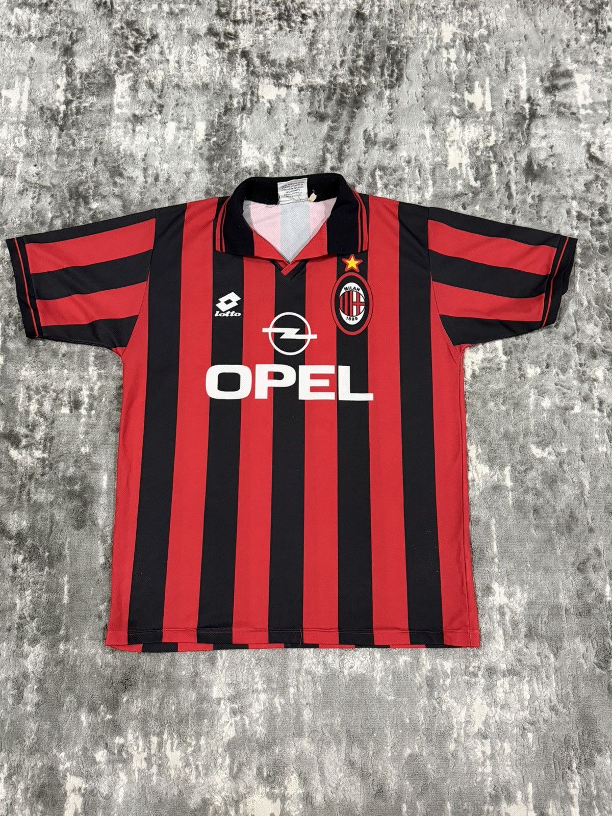 Lotto Sport Vintage AC Milan jersey home lotto Size US L / EU 52-54 / 3 - 1 Thumbnail