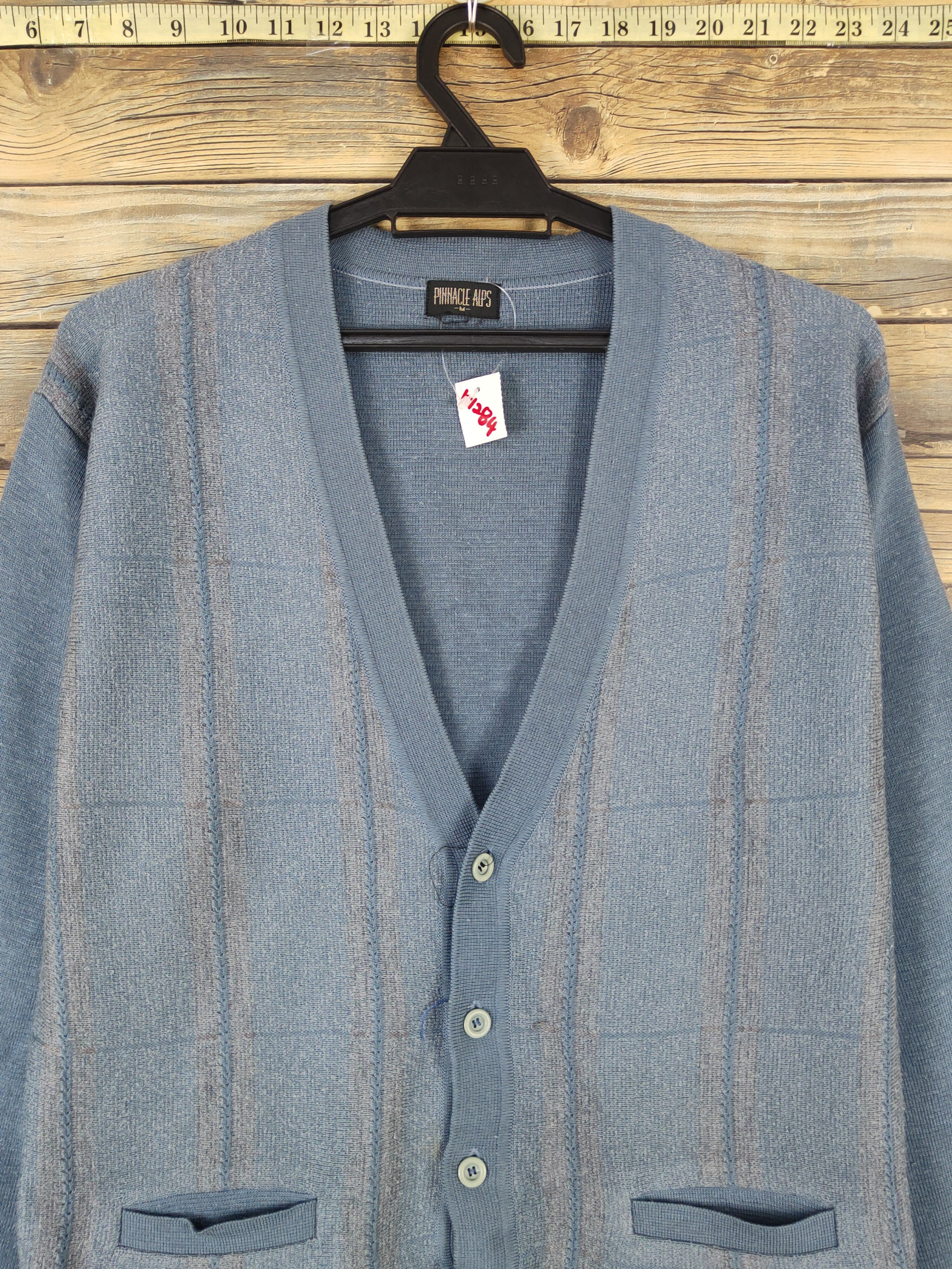 Homespun Knitwear × Japanese Brand Pinnacle Alps Blue Knitwear Cardigan #W1284$0 Size US M / EU 48-50 / 2 - 2 Thumbnail