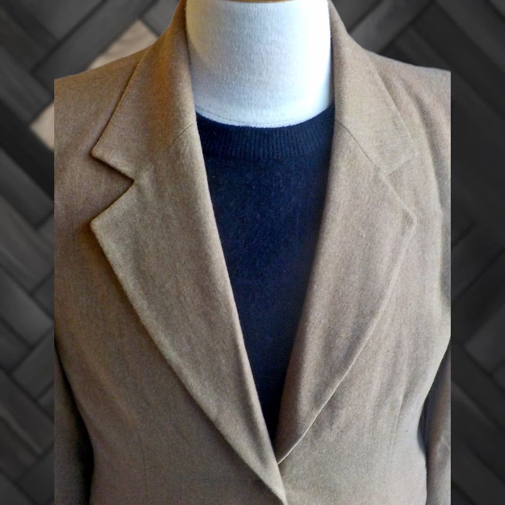Pendleton VTG PENDLETON 3 Piece Pant & Skirt Suit Tan 100% Virgin Wool Size 12 Womens Blazer Coat Pants Skirt Set Size 34" / US 12 / IT 48 - 1 Thumbnail