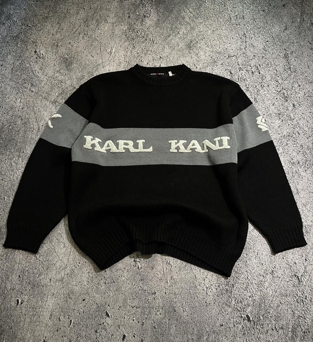Karl Kani × Vintage Karl kani boxy vintage sweater jumper Size US M / EU 48-50 / 2 - 1 Thumbnail