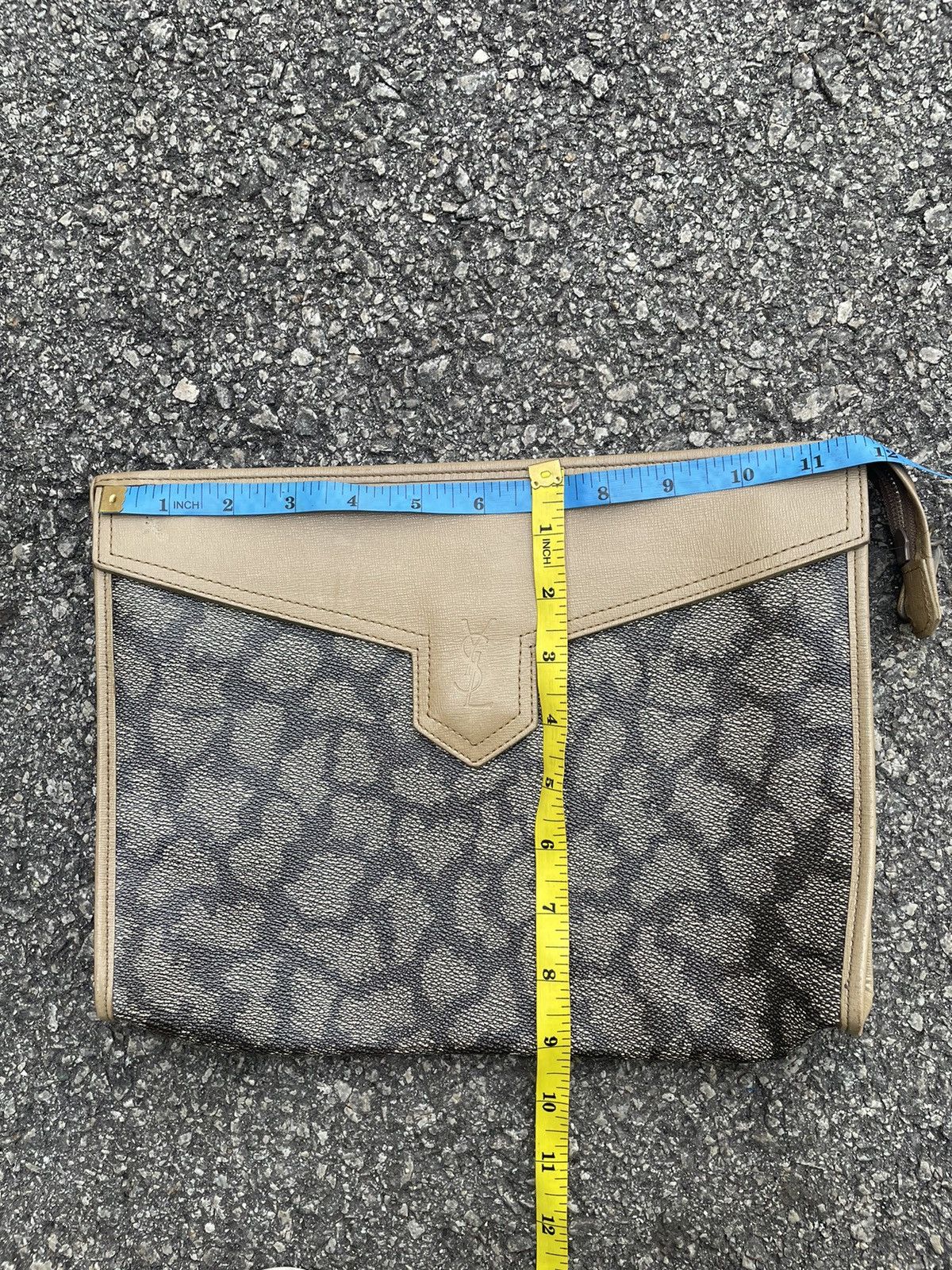 Yves Saint Laurent Yves Saint Laurent Leather Clutchbag Size ONE SIZE - 10 Thumbnail