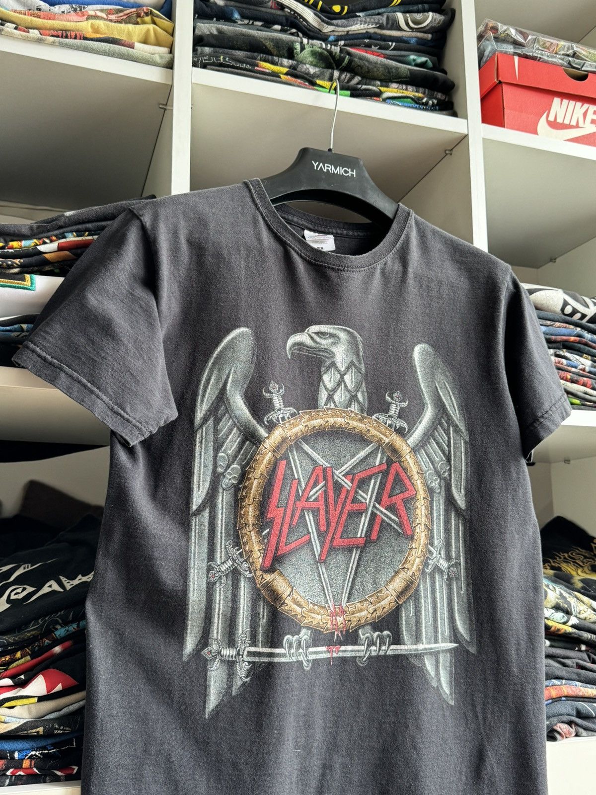 Band Tees Vintage 2000s Slayer Band Tee T Shirt Size US M / EU 48-50 / 2 - 2 Thumbnail