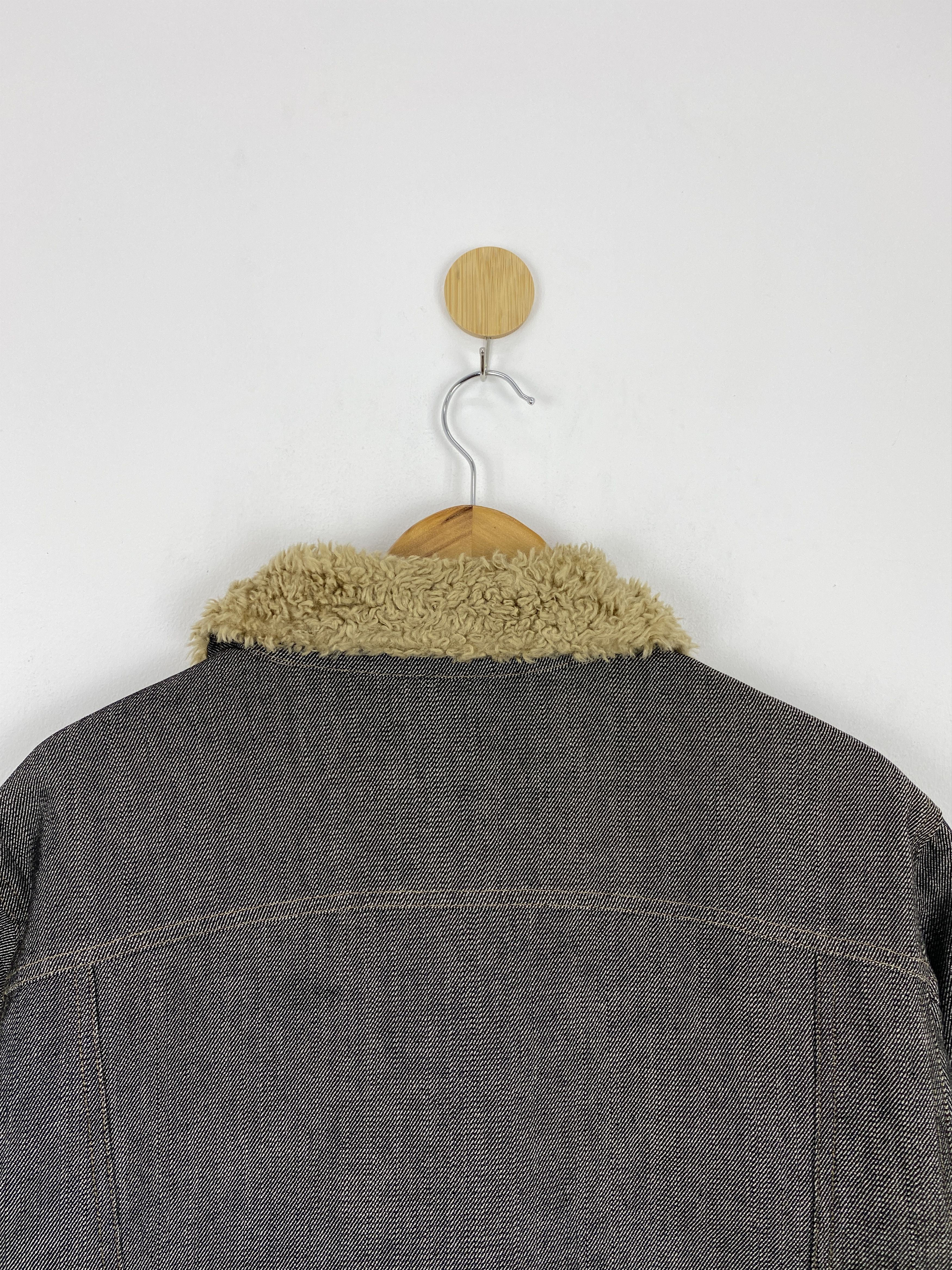 Japanese Brand × Vintage Vintage Japanese Brand Sherpa Inside Denim Jacket MJ0011 Size US L / EU 52-54 / 3 - 4 Thumbnail