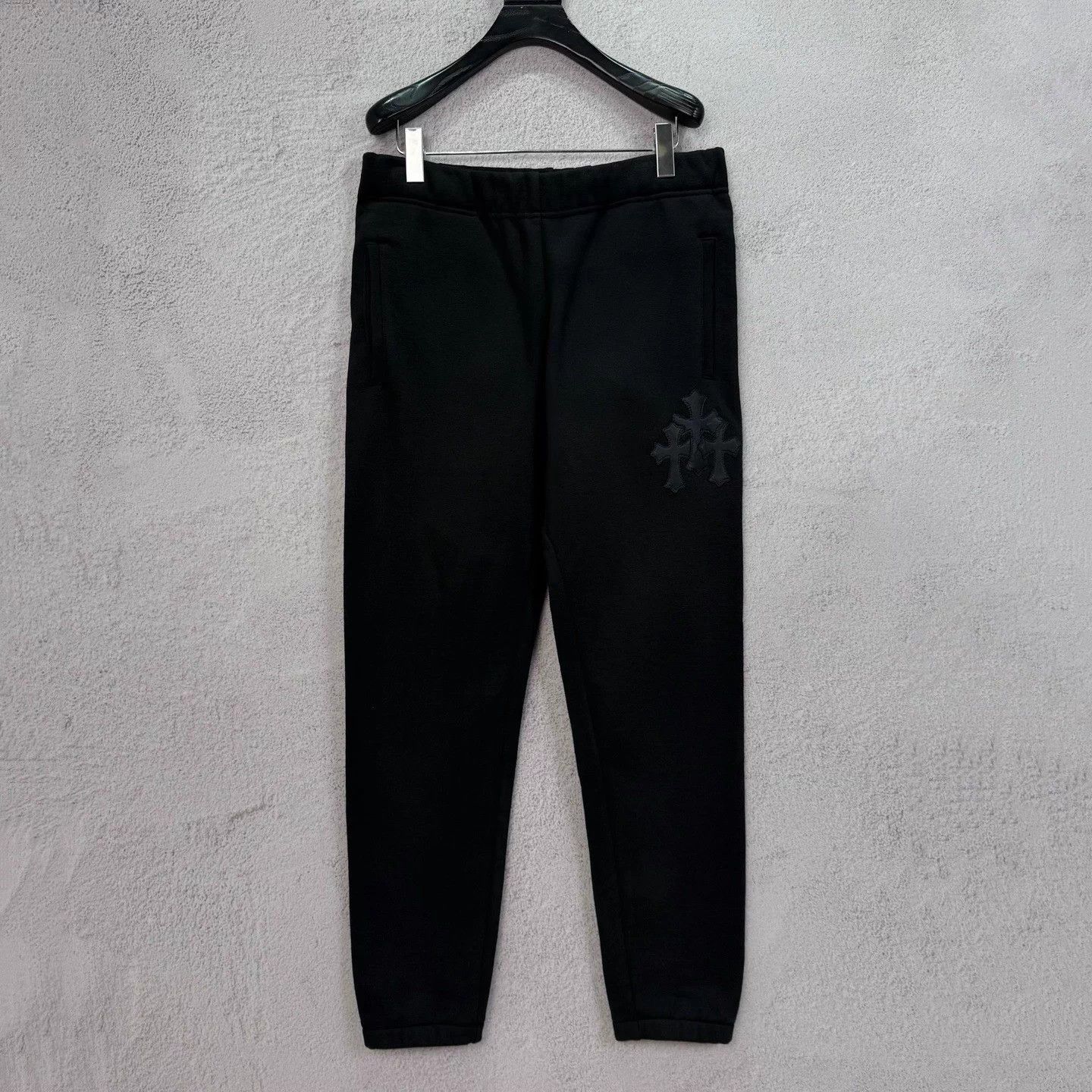 Chrome Hearts Chrome Hearts Washed Cross Leather Patch Pants S NWT Size US 27 - 1 Thumbnail