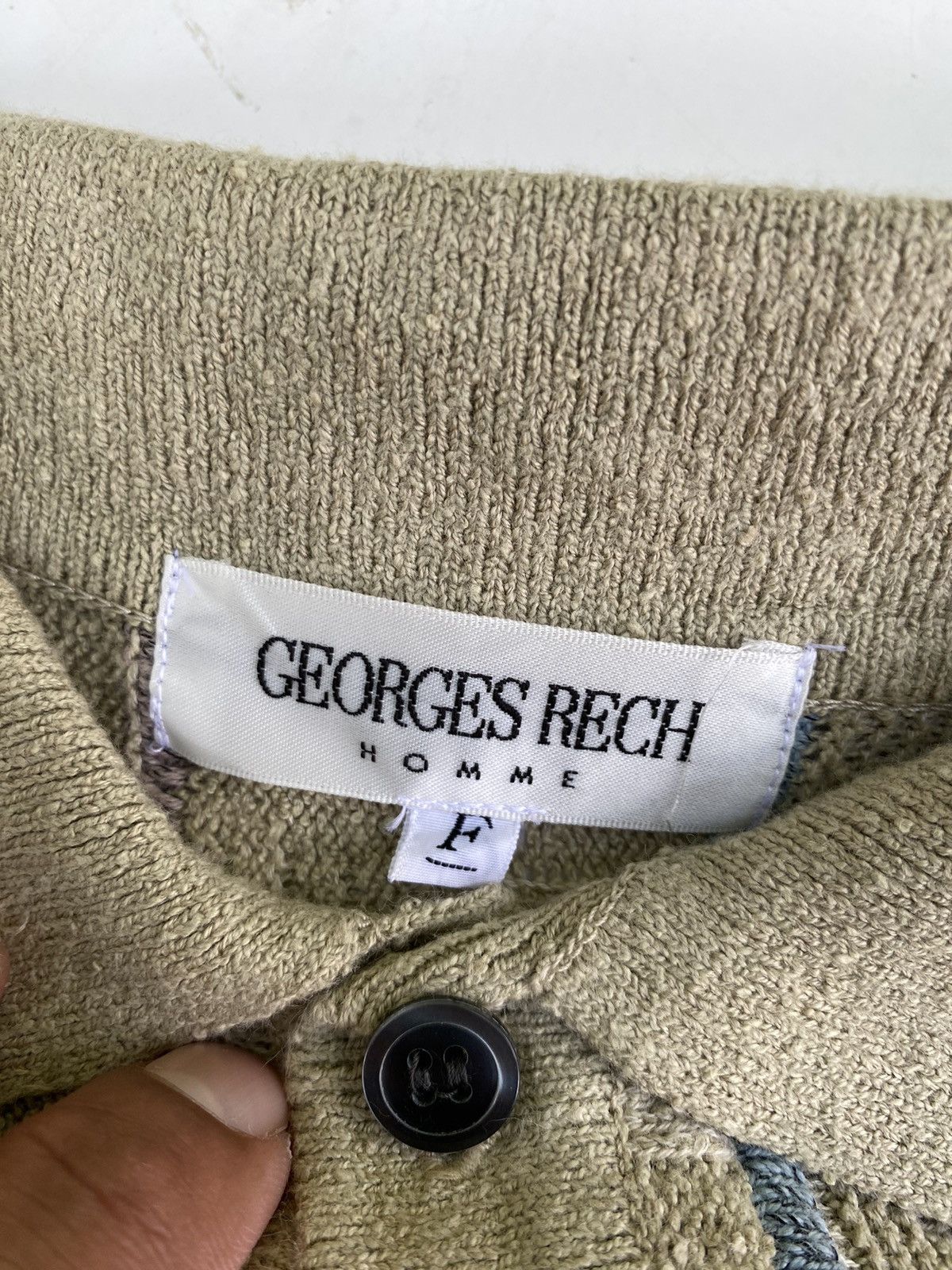 Japanese Brand × Vintage Vtg Georges Rech Homme Knitwear Size US M / EU 48-50 / 2 - 6 Thumbnail