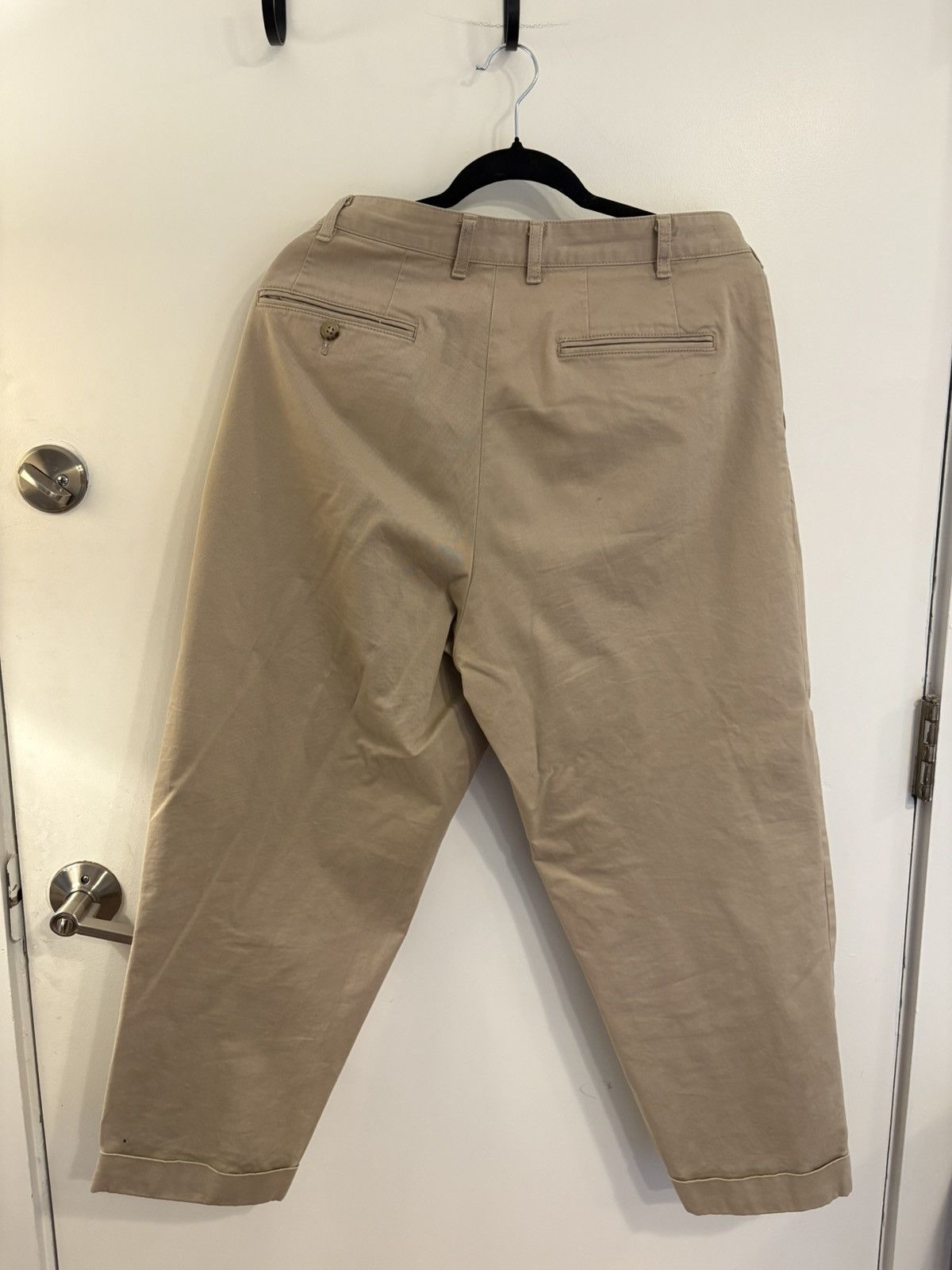 Beams Japan Beams Japan Baggy Cropped Khakis Size Large Size US 33 - 2 Thumbnail