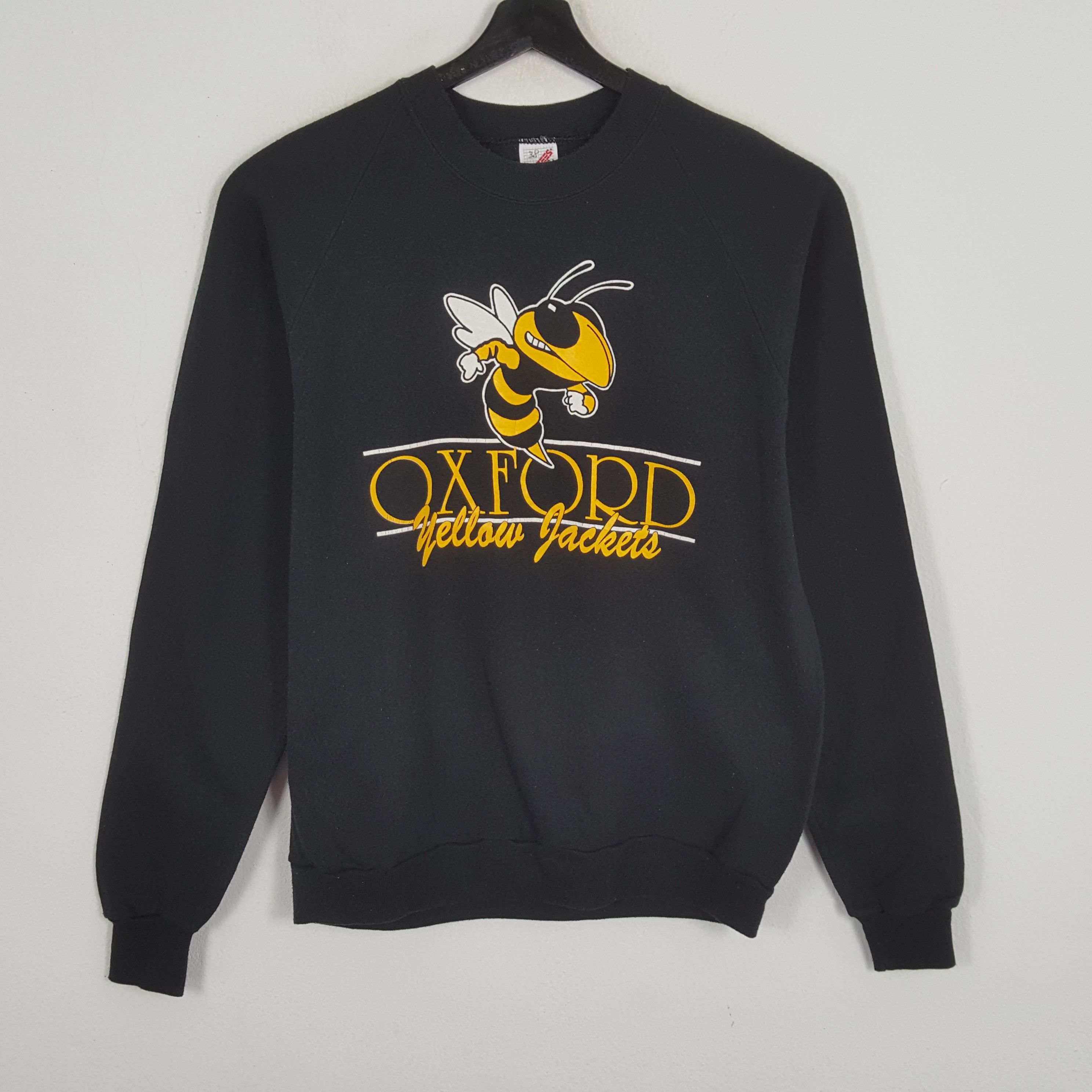 NFL × Vintage OXFORD YELLOW JACKETS Center Design Vintage Sweatshirt Size US M / EU 48-50 / 2 - 1 Thumbnail