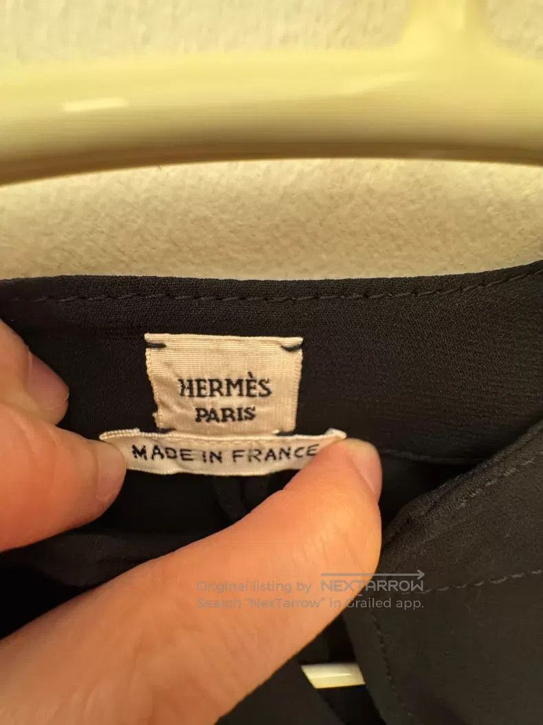 Hermes Hermes Black Long-Sleeved Top Size XXS / US 00 / IT 34 - 2 Thumbnail