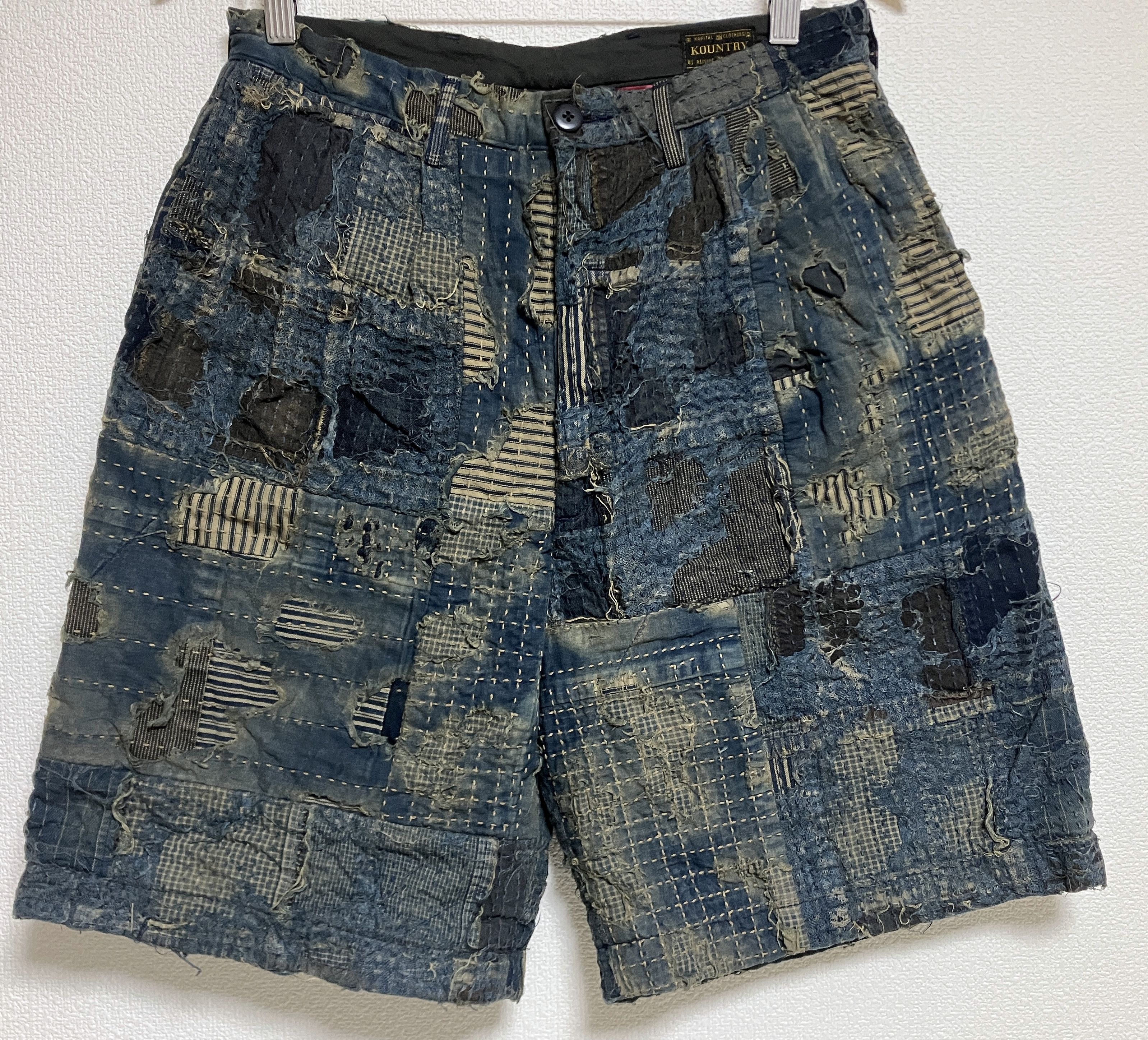Kapital Kapital BORO ivy short Pants shorts indigo size 2 new Size US 31 - 1 Thumbnail