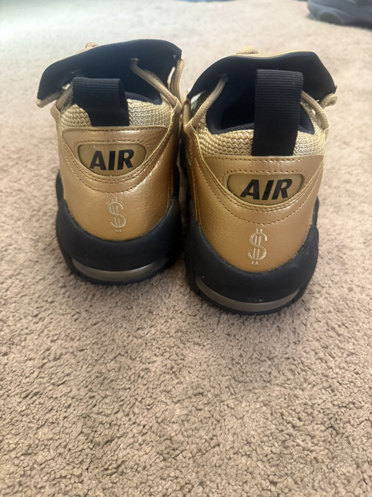 Nike Nike Air Money Metallic Gold Shoes Size US 8.5 / EU 41-42 - 5 Thumbnail