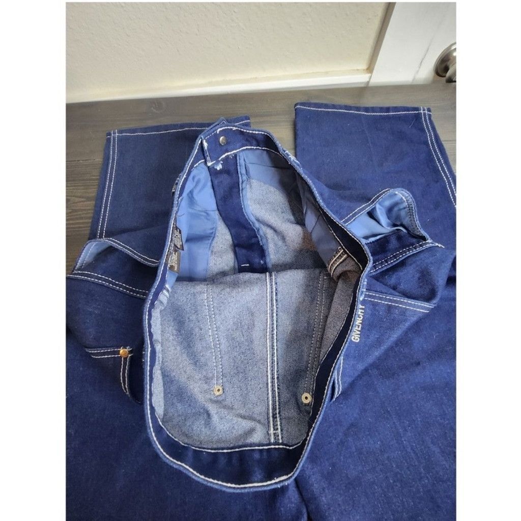 Givenchy Vintage Givenchy Monsieur Indigo Jeans Size 34 Dark Wash 80s Size US 34 / EU 50 - 12 Thumbnail