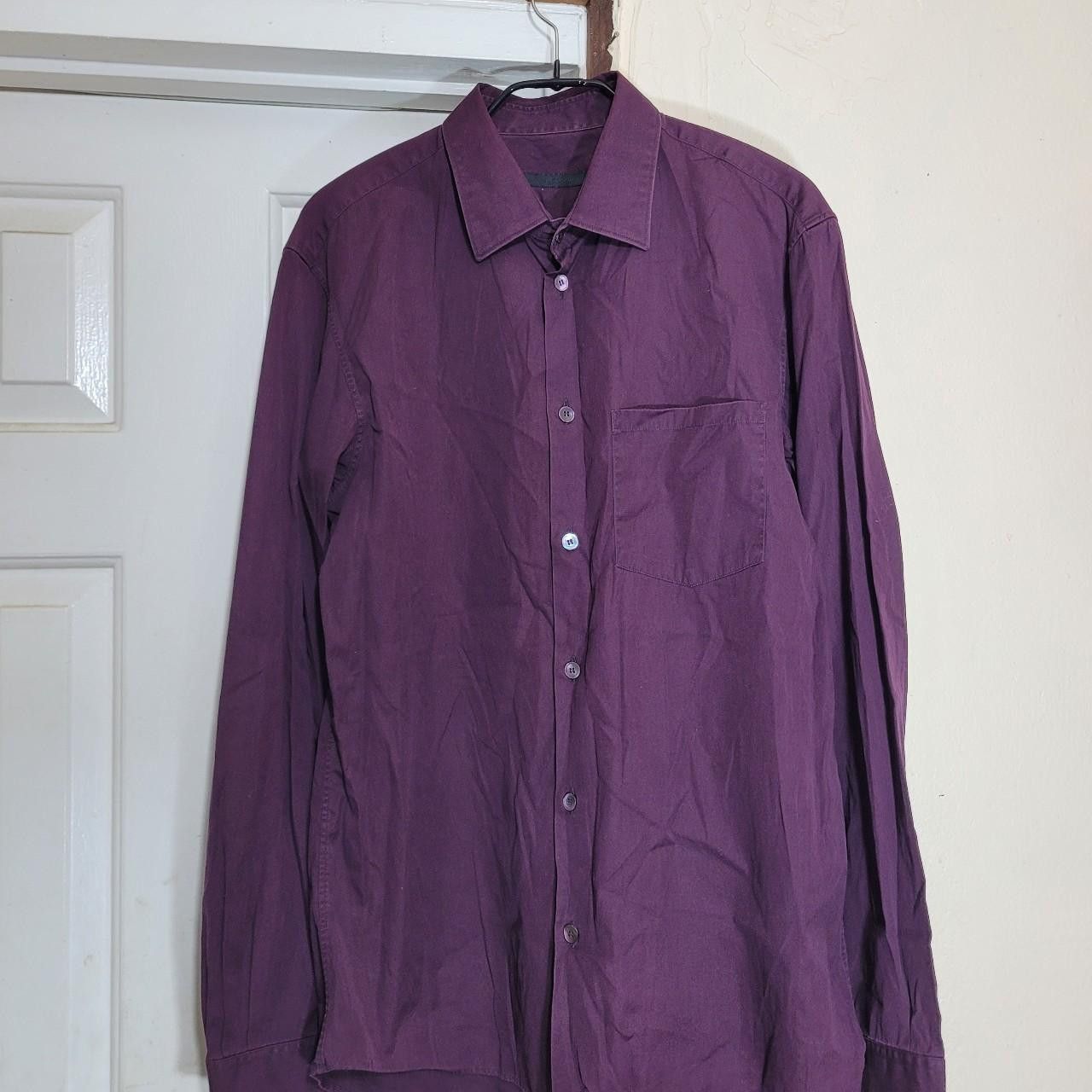 Early 00's plum button up