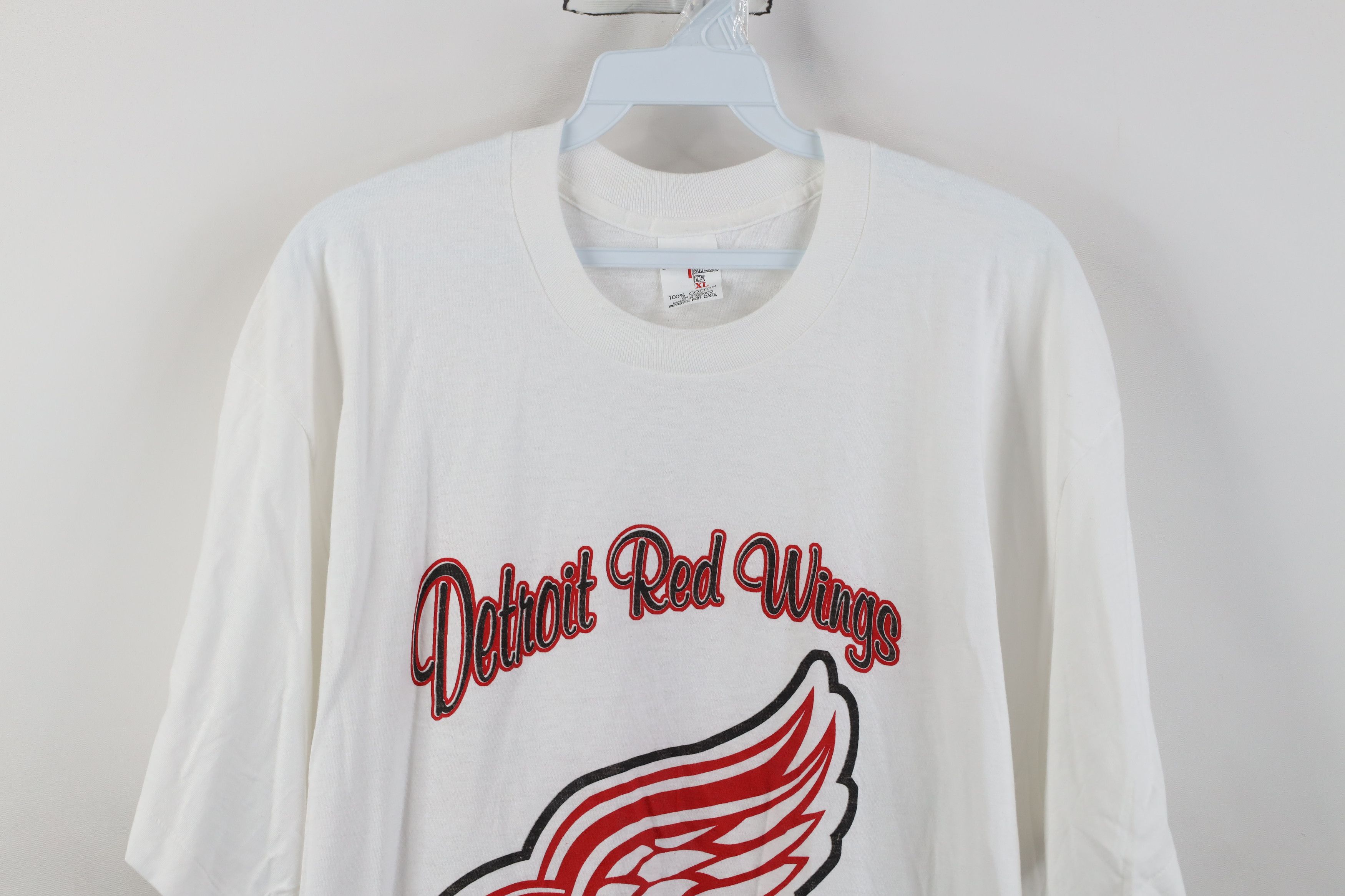 Vintage Vintage 90s Stanley Cup Champions Detroit Red Wings T-Shirt Size US XL / EU 56 / 4 - 2 Thumbnail