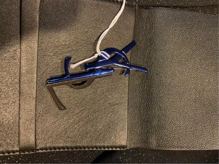 Saint Laurent Paris Saint Laurent Paris Runway Logo Pin-2505 Size ONE SIZE - 5 Thumbnail