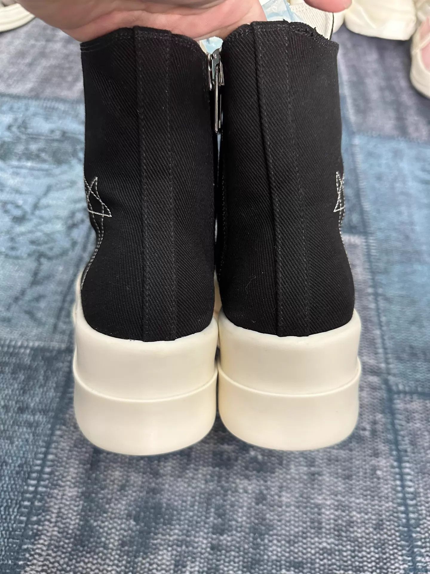 Rick Owens Rick Owens High Top Thick Sole 37.5 Worn Once Size US 7 / IT 37 - 6 Thumbnail