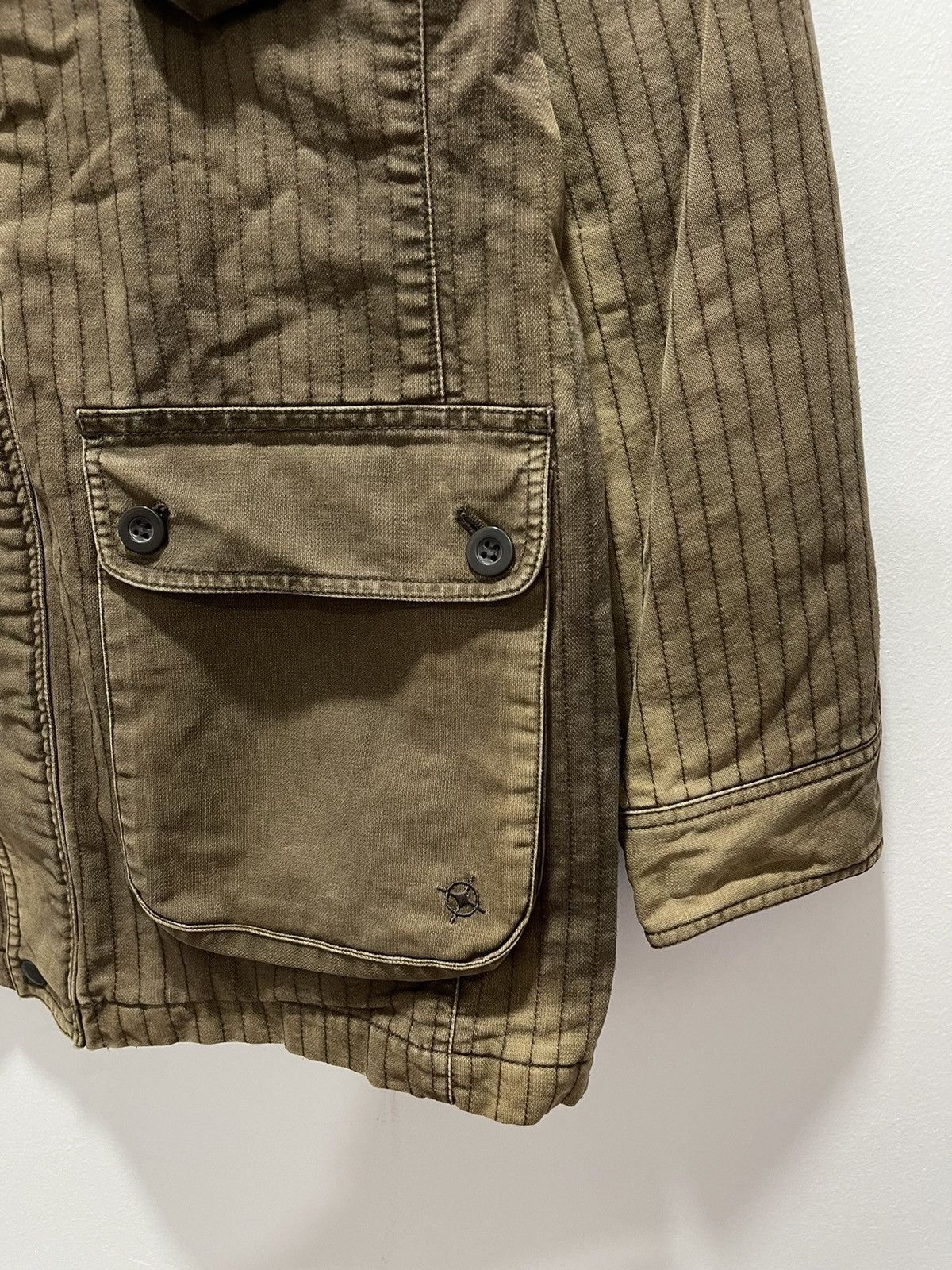 In The Attic FADED IN THE ATTIC MULTIPOCKET STRIPED JAPAN STYLE JACKET Size US S / EU 44-46 / 1 - 3 Thumbnail