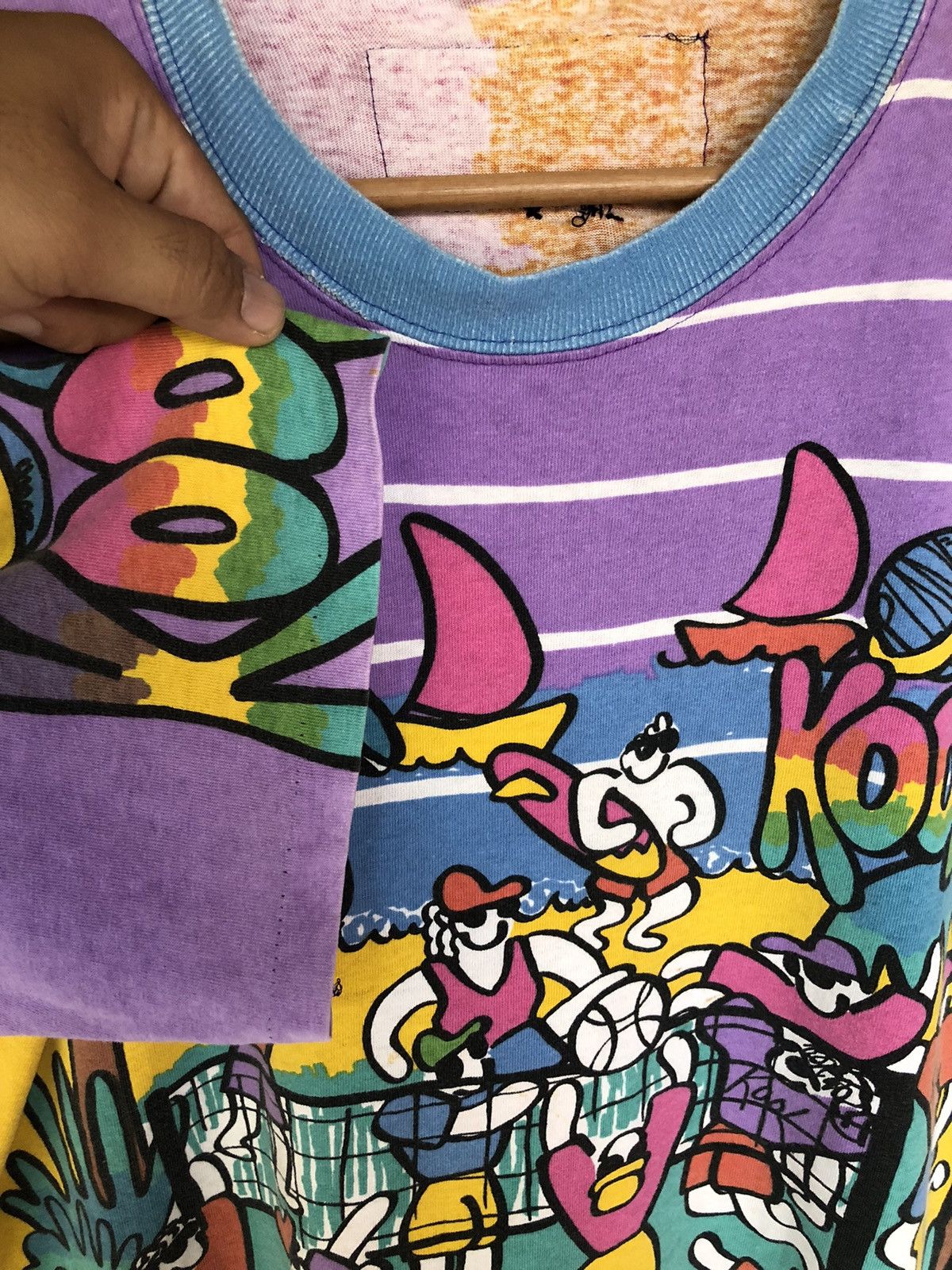 Vintage Vintage Kolorful Klothing Volleyball Player Overprint Tee Size US M / EU 48-50 / 2 - 4 Thumbnail