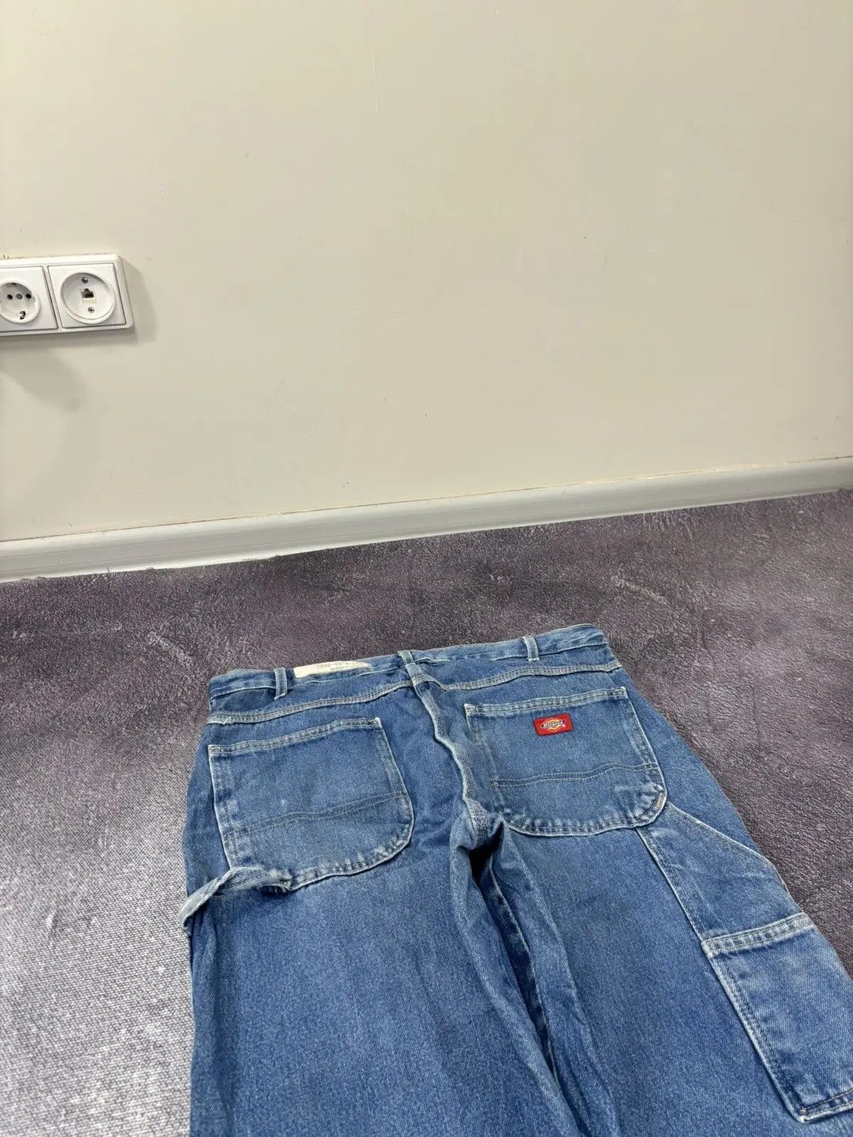 Dickies × Vintage Vintage Dickies Relaxed Fit Painted USA Work Denim Jeans Size US 36 / EU 52 - 4 Thumbnail