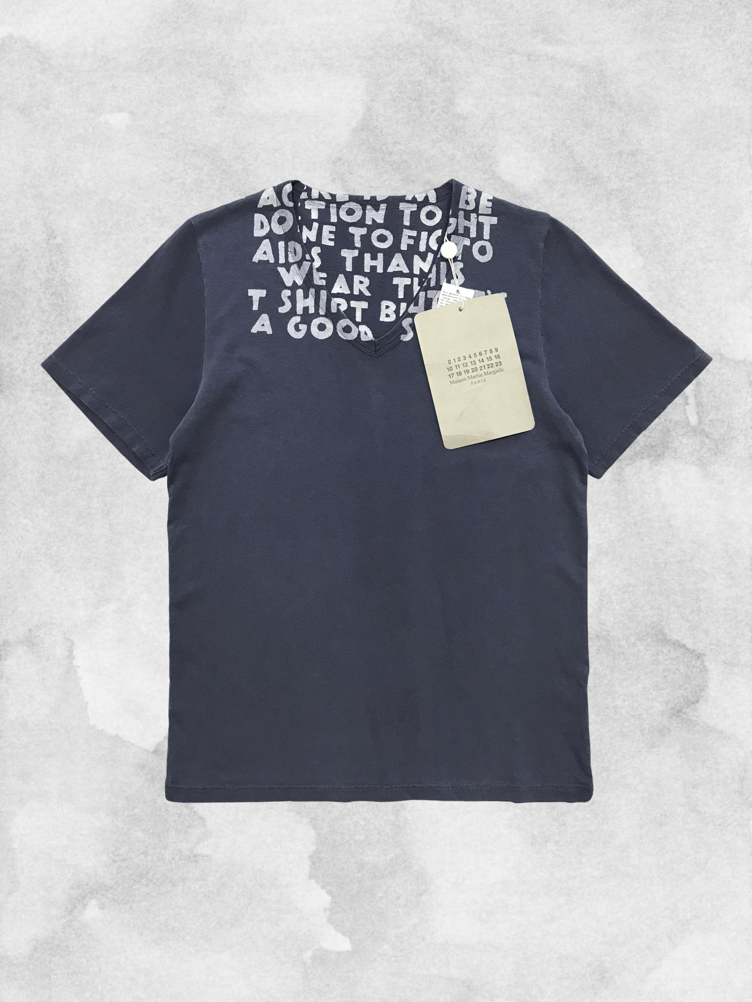 Maison Margiela AW 2004-2005 MARTIN MARGIELA AIDS faded t
